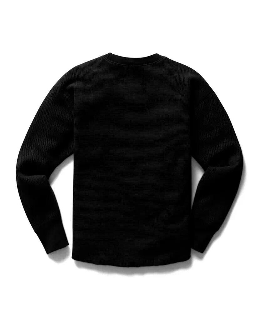 Reigning Champ Reigning Champ Women Small Black Flatback Thermal Shirt Top Size S / US 4 / IT 40 - 7 Thumbnail