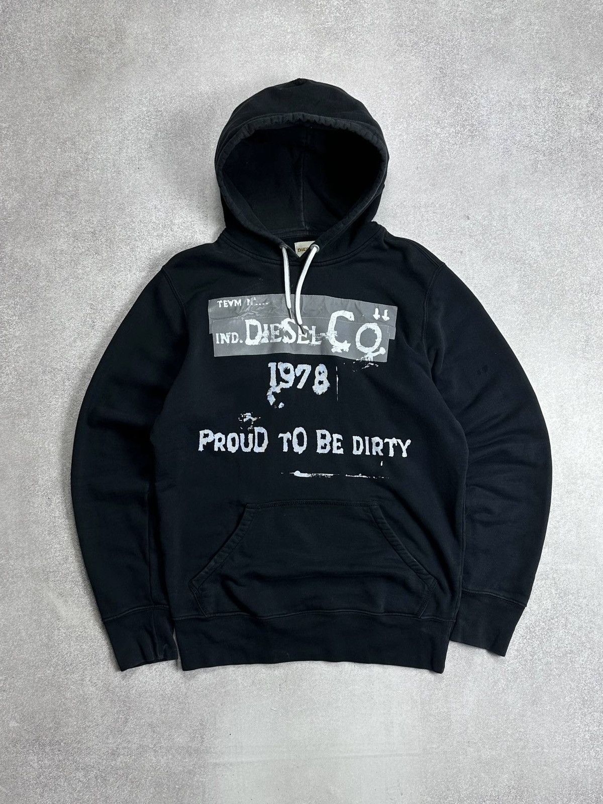Diesel Vintage Diesel Reflective Logo Boxy Grunge Opium Hoodie L Size US L / EU 52-54 / 3 - 1 Thumbnail