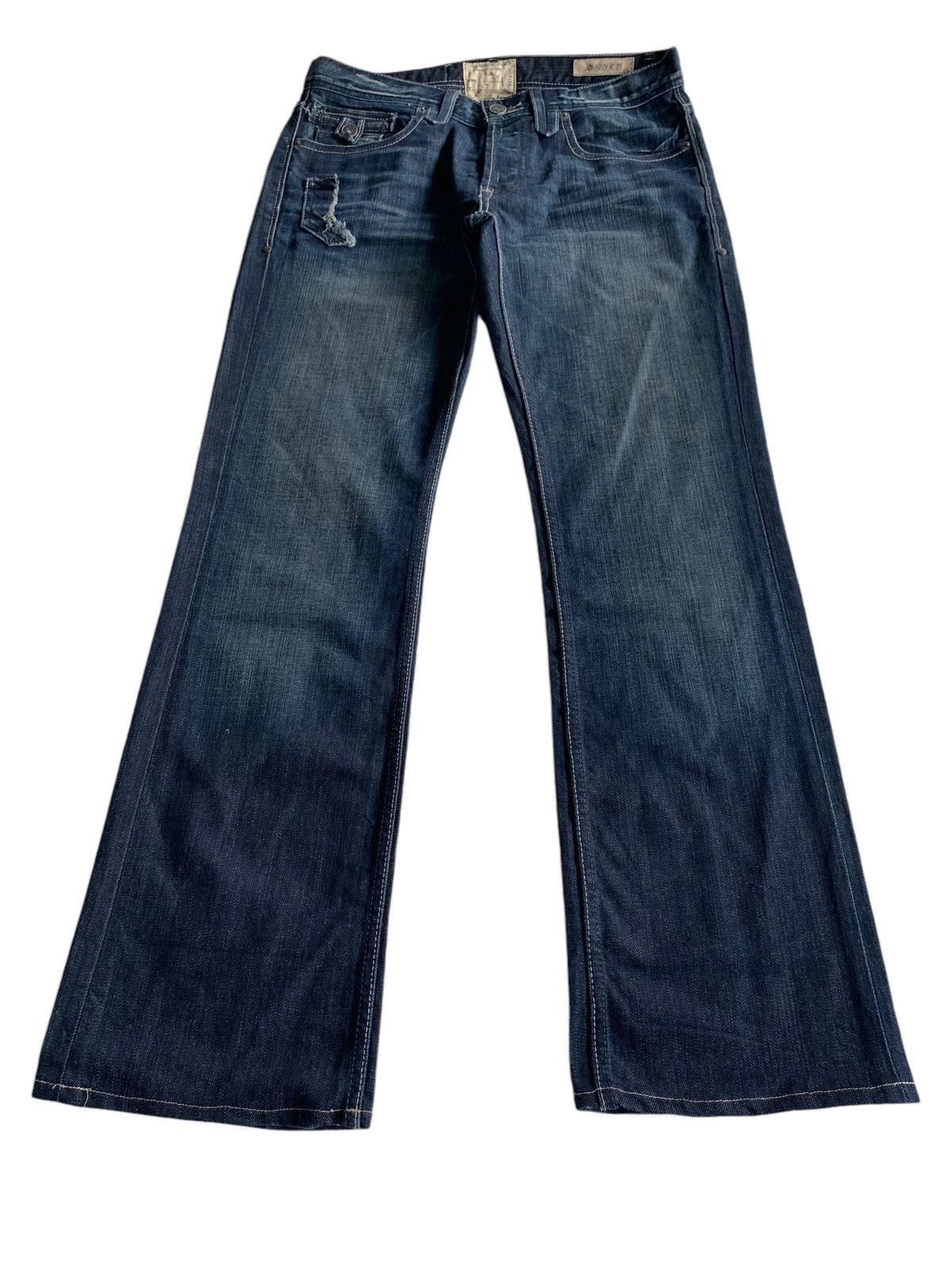 FLARE JEANS Taverniti so Jeans Punk Style Denim☠️🎌
