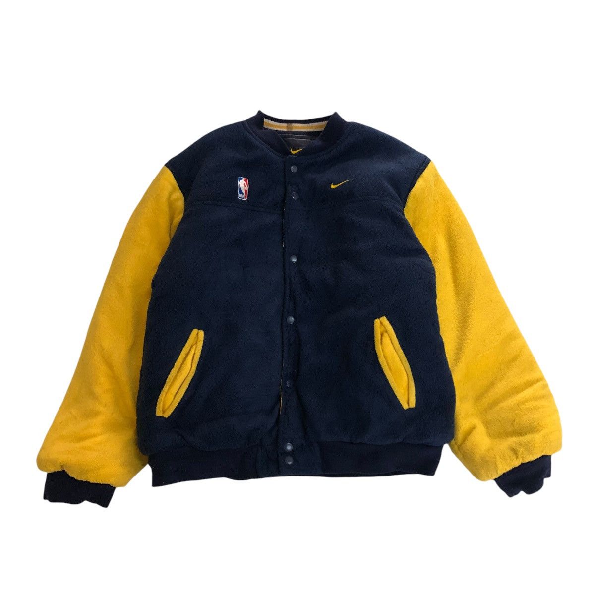 NBA 🔥VINTAGE REVERSIBLE BOMBER JACKET NIKE NBA TEAM BIG LOGO Size US XL / EU 56 / 4 - 2 Thumbnail