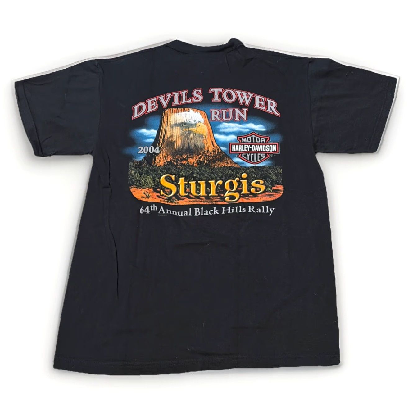 Harley Davidson VINTAGE Harley-Davidson Sturgis Black Hills Rally Biker T-Shirt M Medium Mens Black Shirts Size US M / EU 48-50 / 2 - 2 Thumbnail