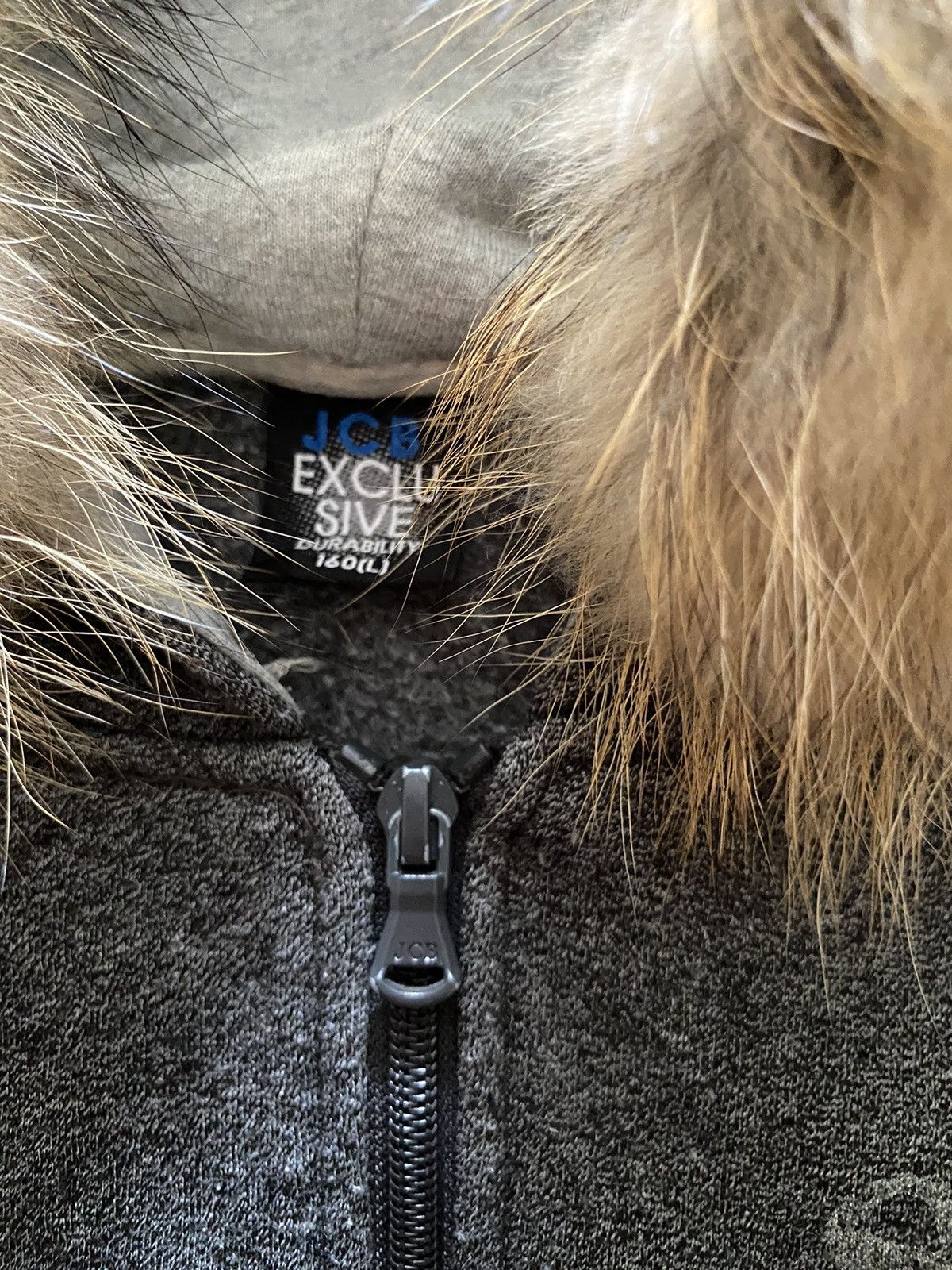 If Six Was Nine × Japanese Brand × Le Grande Bleu (L.G.B.) Vintage jcb spirit faux fur hoodie Size US S / EU 44-46 / 1 - 6 Thumbnail