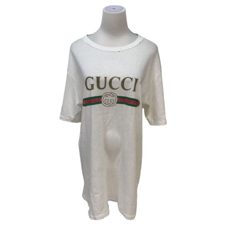 Gucci Gucci Logo T-Shirt Size M Size US M / EU 48-50 / 2 - 1 Thumbnail
