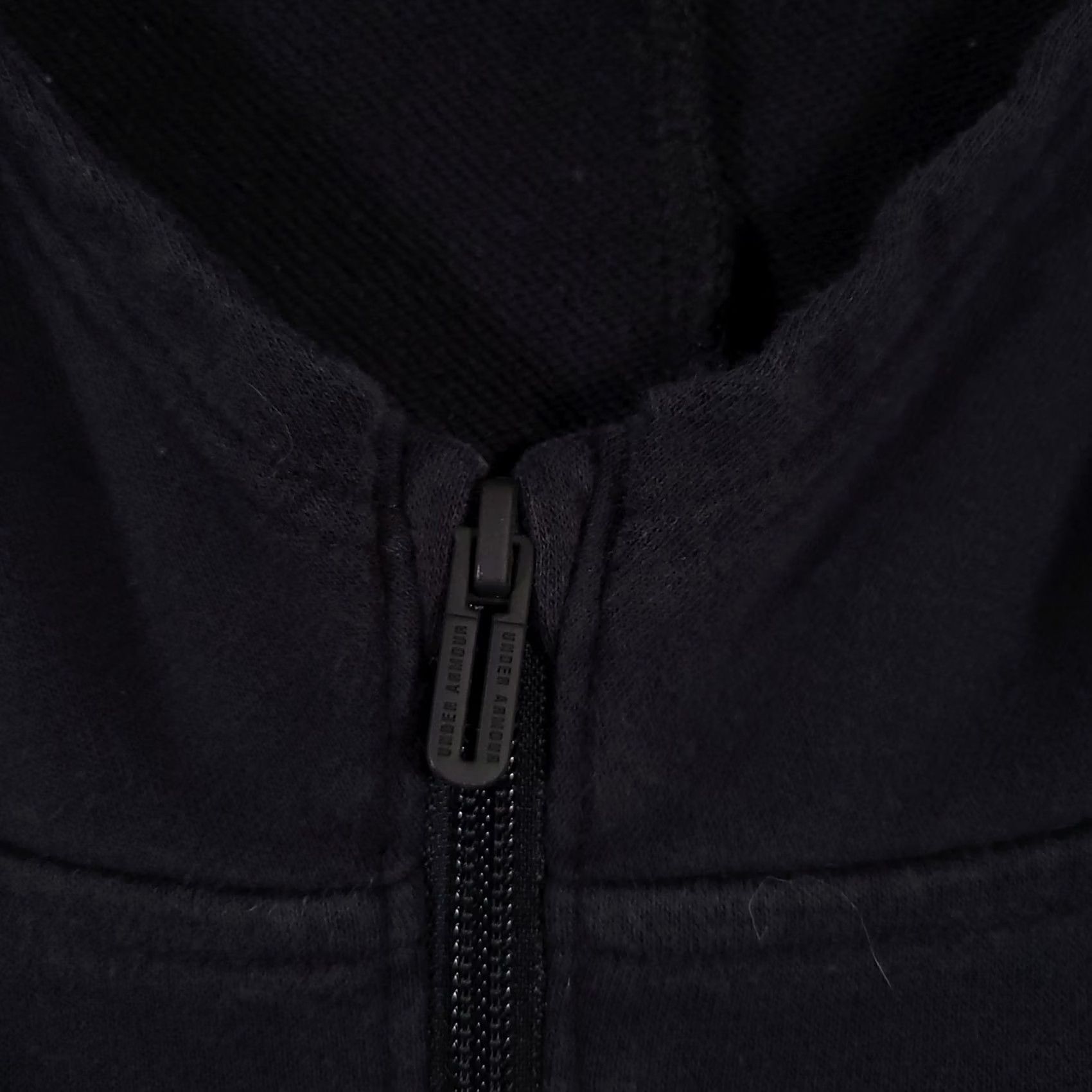 Under Armour VINTAGE: No Under armour Rival Cropped Gym Hoodie Women XL Black 1/4 Zip Hoodie Women XL Black Logo Size XL / US 12-14 / IT 48-50 - 5 Thumbnail