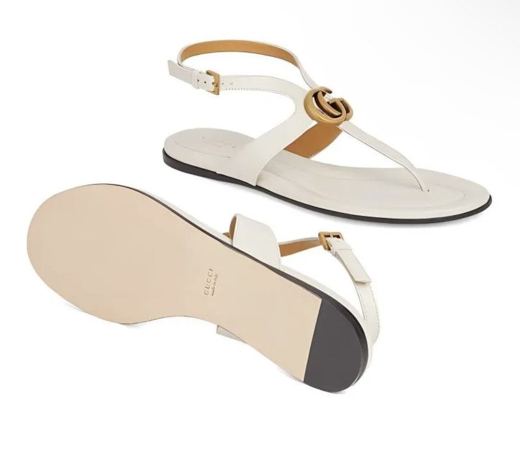 Gucci Gucci Double G Thong Sandal size 37.5 Size US 7.5 / IT 37.5 - 2 Thumbnail