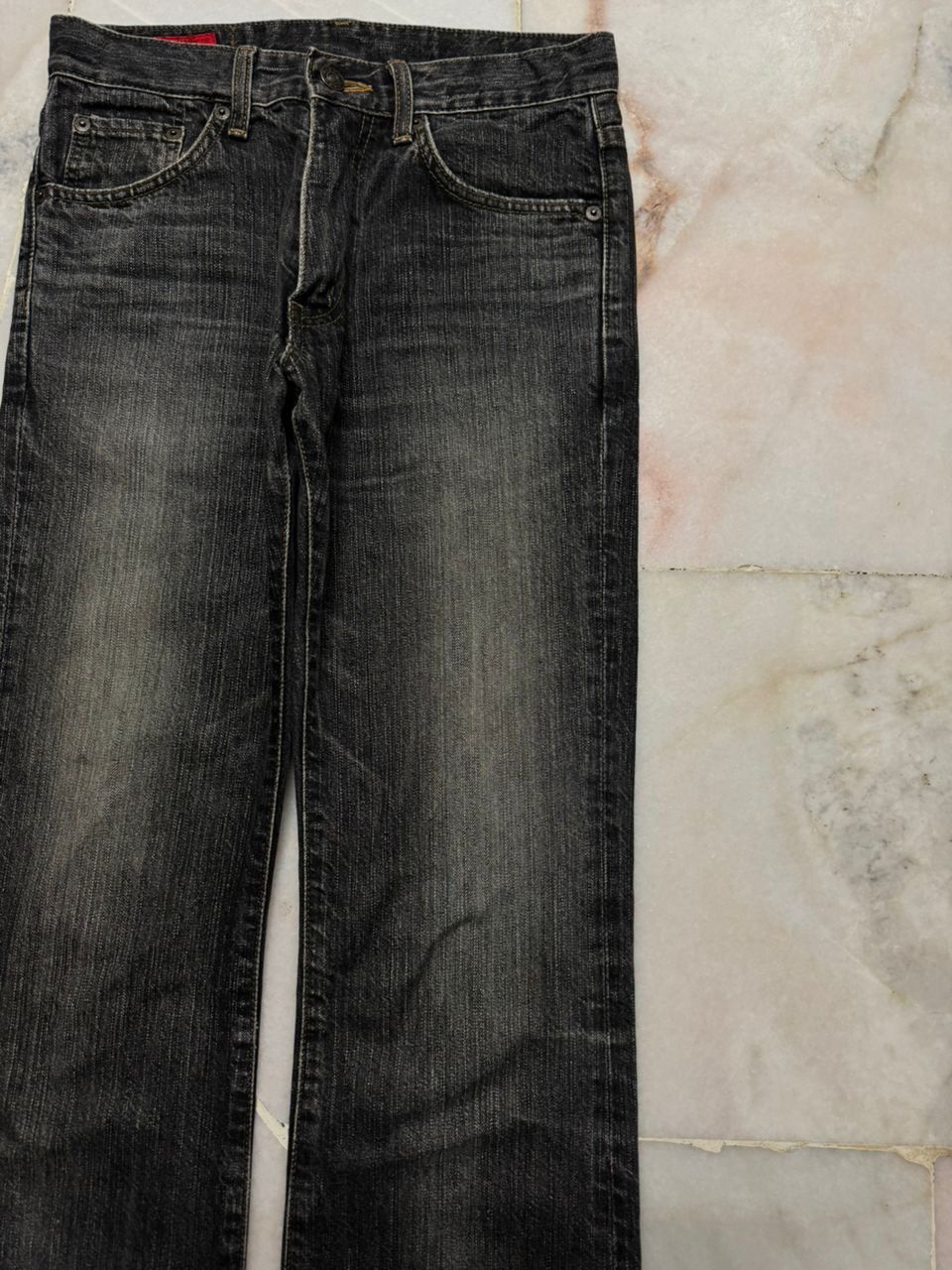 Edwin 💥503 Bootcut💥Vintage Edwin Rebel Sand Washed Dark Denim Jean Size US 27 - 5 Thumbnail