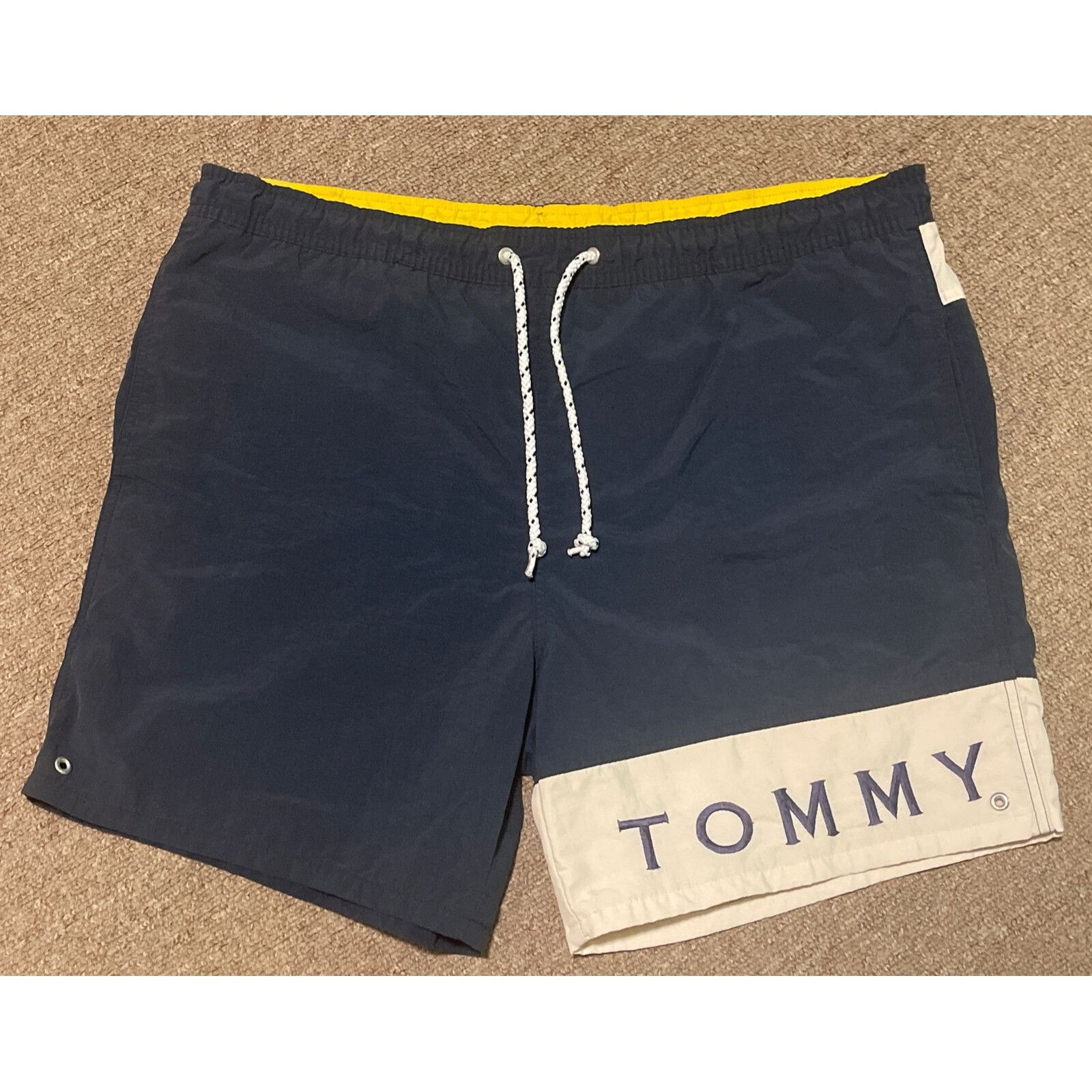 Tommy Hilfiger Vintage 90s Mens XL Tommy Hilfiger Sailing Gear Swim Trunks Size US 40 / EU 56 - 2 Thumbnail