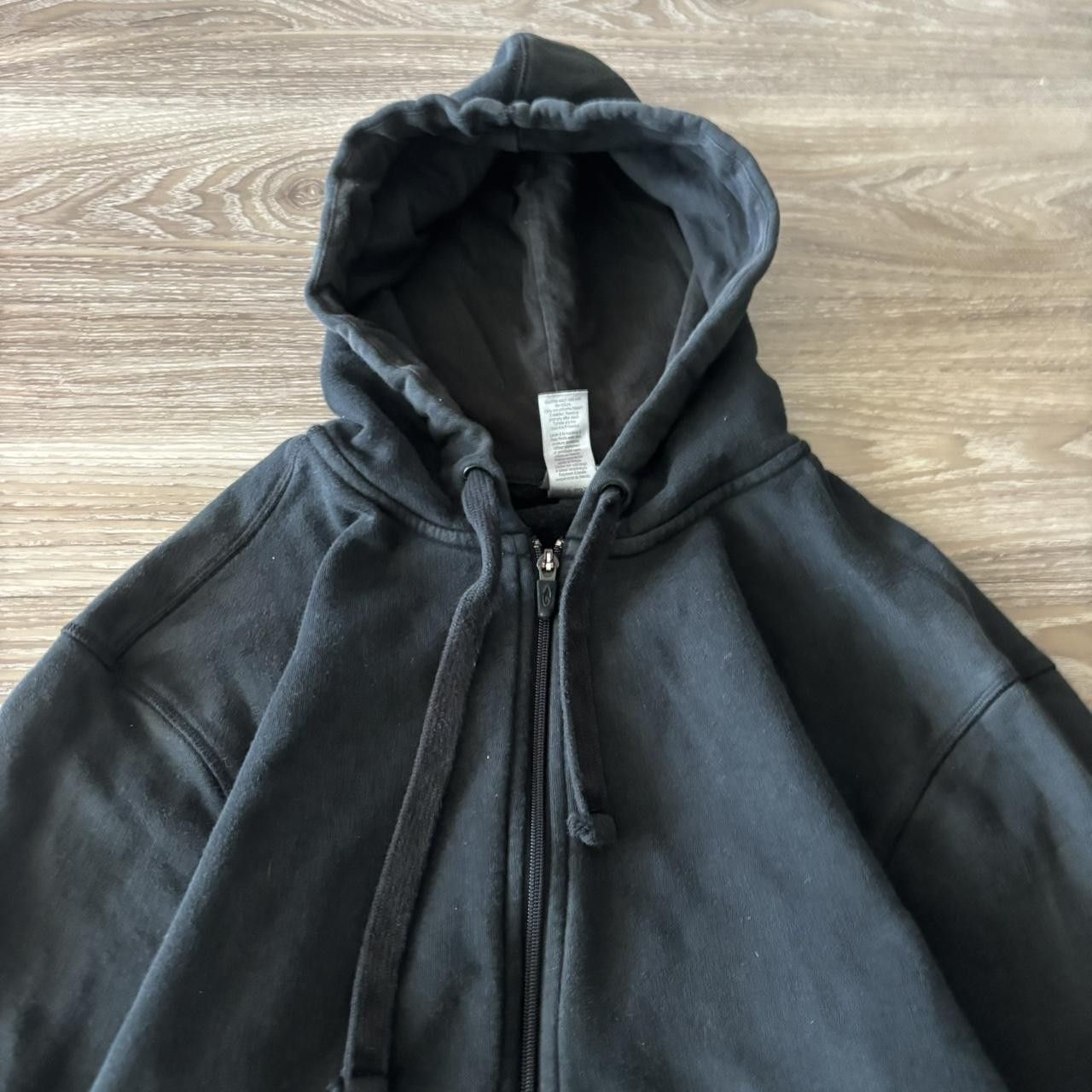 Vintage Crazy Vintage Y2K/2000s Black Blank Essential Zip Up Hoodie! Size S Size US S / EU 44-46 / 1 - 2 Thumbnail