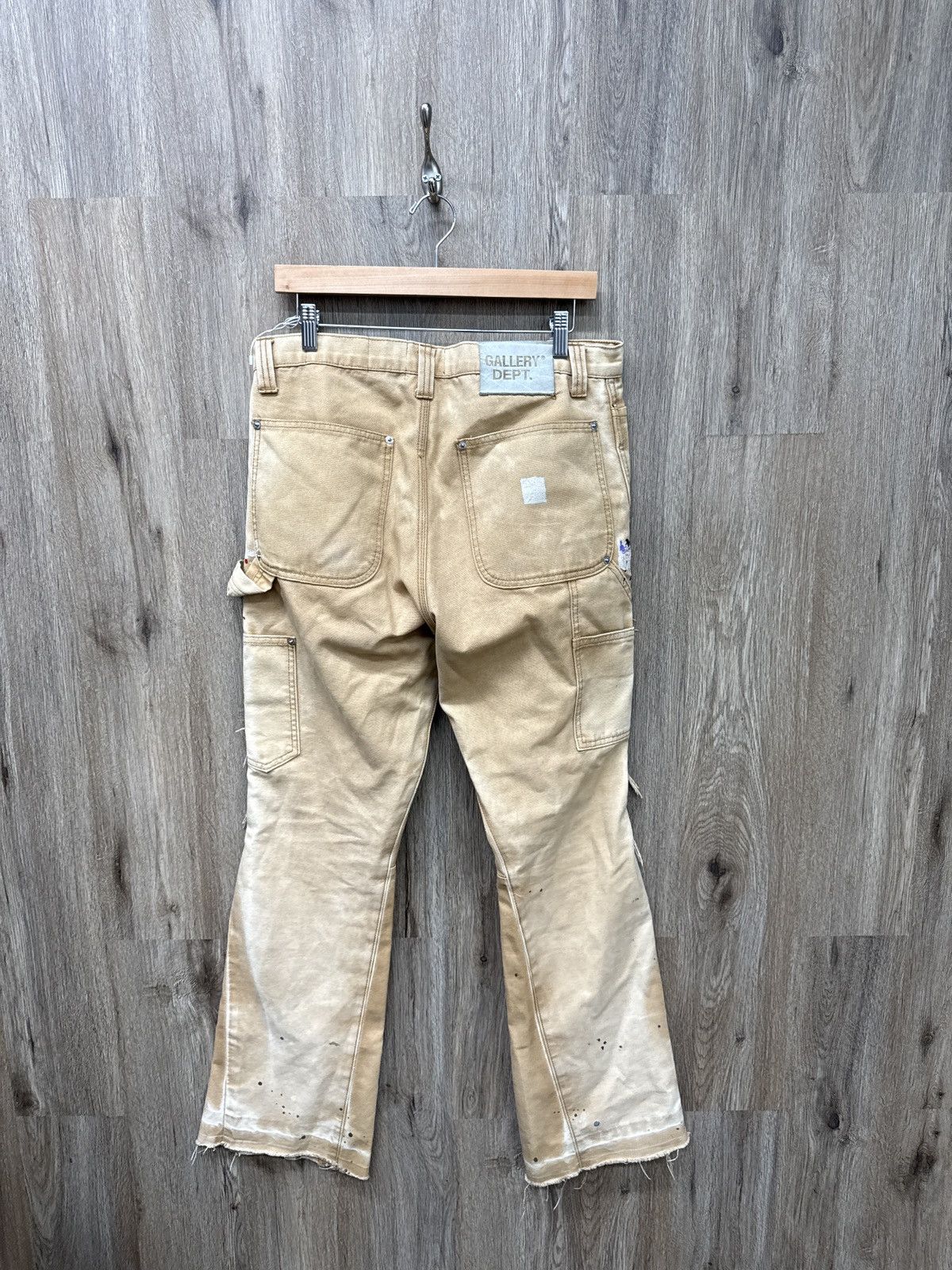 Gallery Dept. Gallery Dept Beige Carpenters Pants Size US 33 - 6 Thumbnail