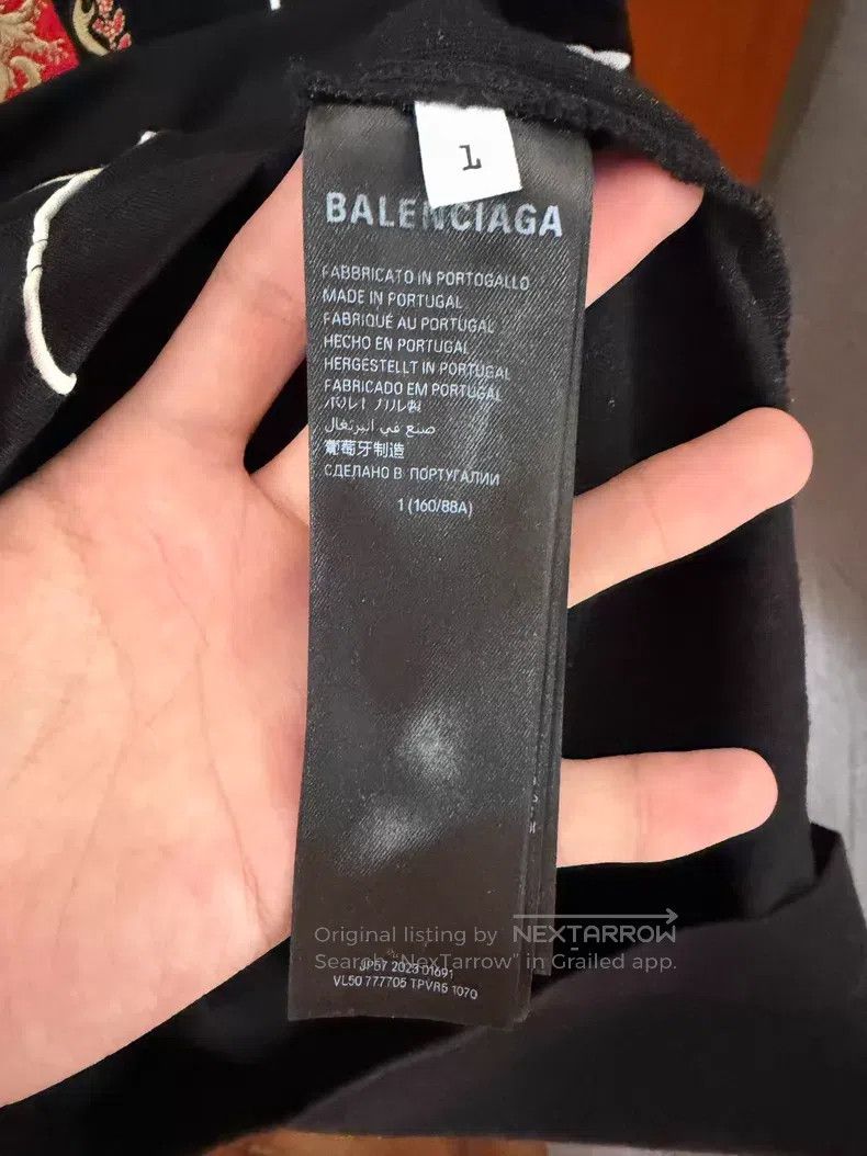 Balenciaga Balenciaga Manchester United co-branded short-sleeve T-shi Size US S / EU 44-46 / 1 - 4 Thumbnail
