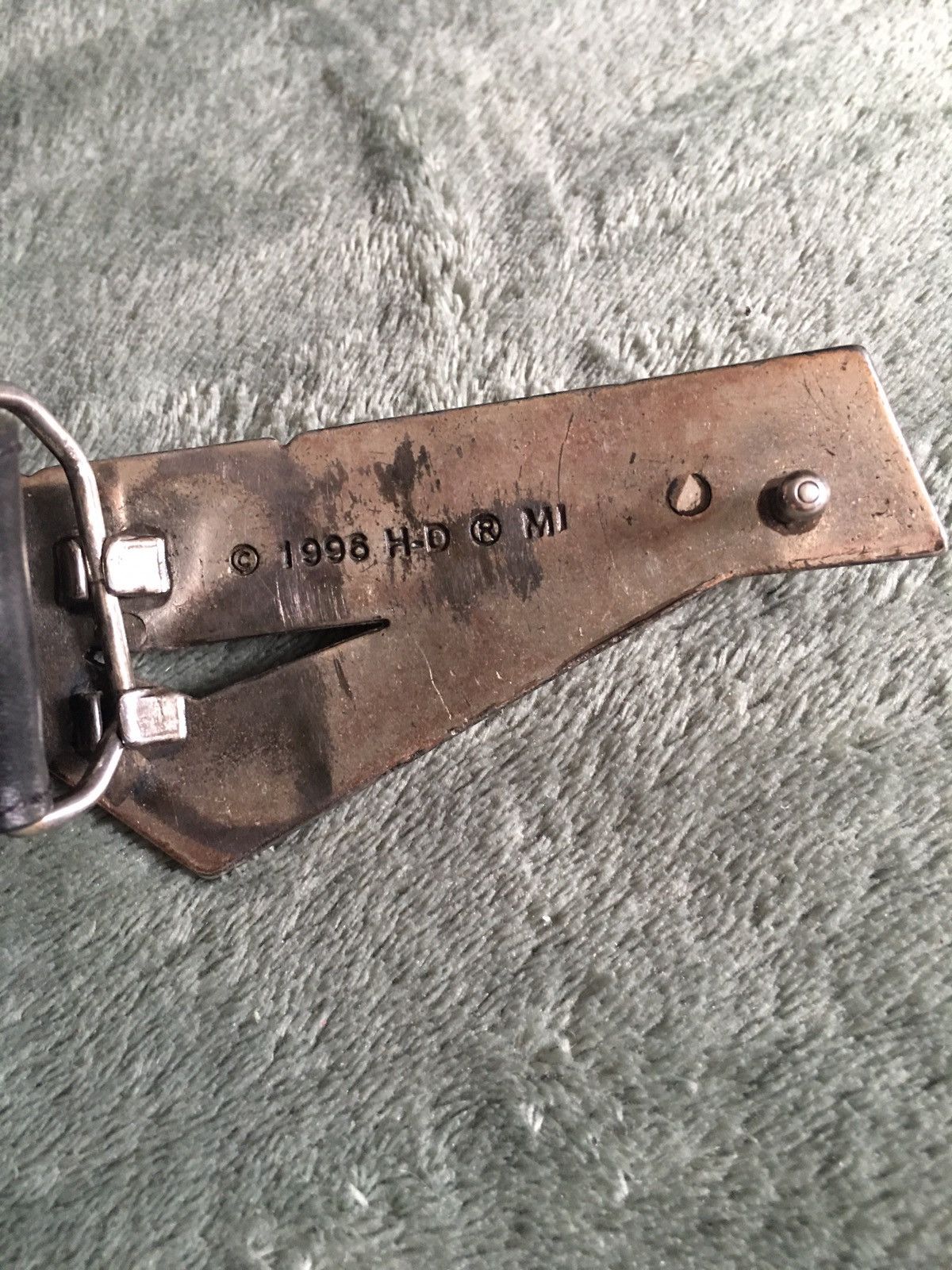Harley Davidson × Vintage Harley Davidson Vintage Leather Belt USA Size S/30/32 Size 32 - 6 Thumbnail