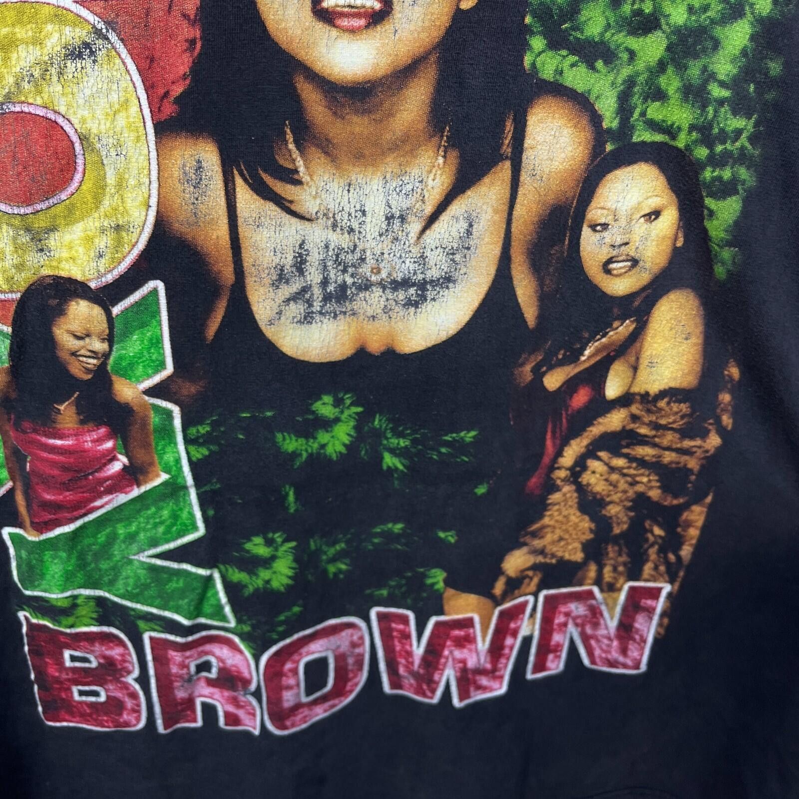 Vintage Vintage 90s Foxy Brown T Shirt Rap Tee Boot AZ Nas XL Firm Size US XL / EU 56 / 4 - 7 Thumbnail