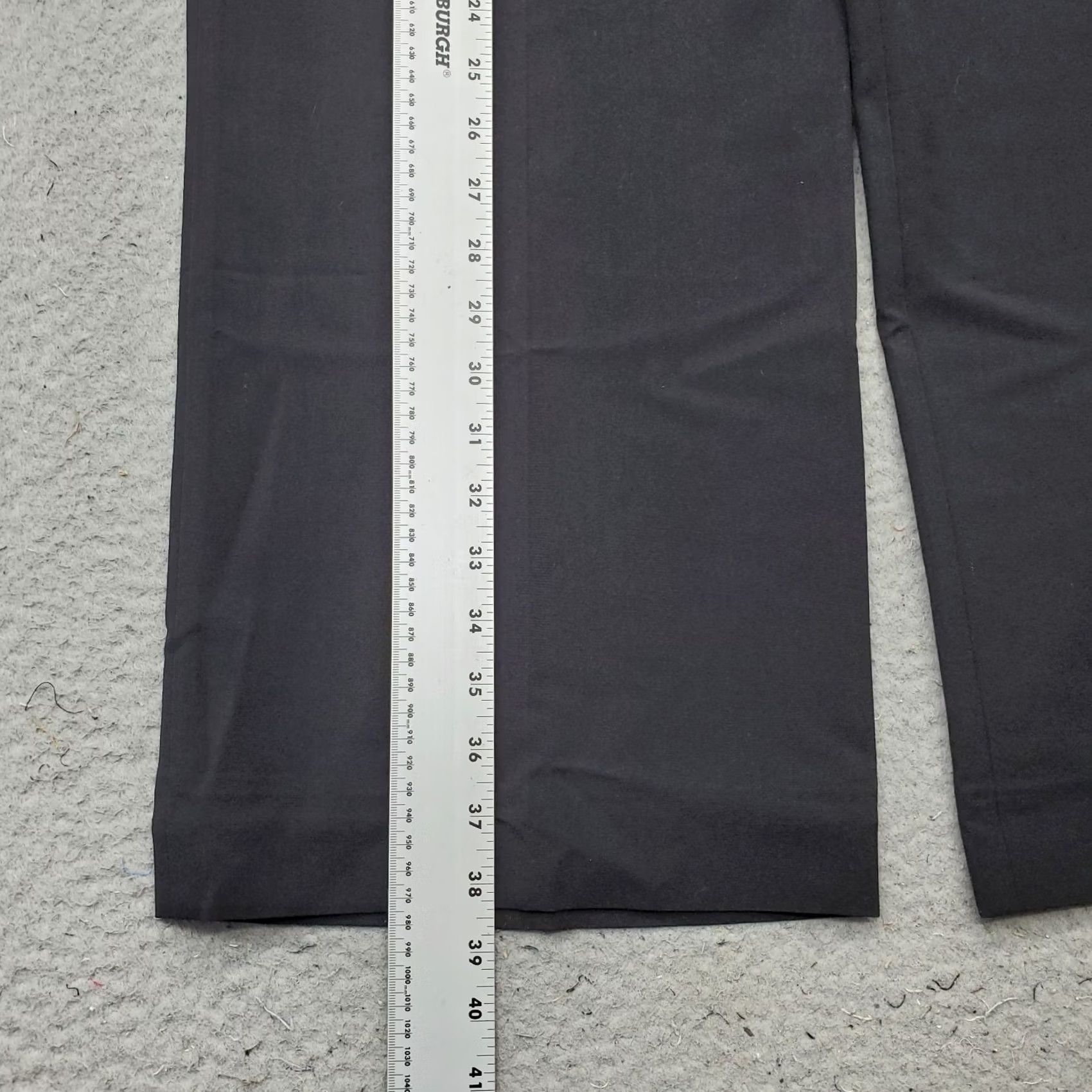 Nicole Miller Nicole Miller Essential Dress Pants Womens 16 Black Boot Leg Mid Rise NFMM7305 Size 38" / US 16 / IT 52 - 3 Thumbnail