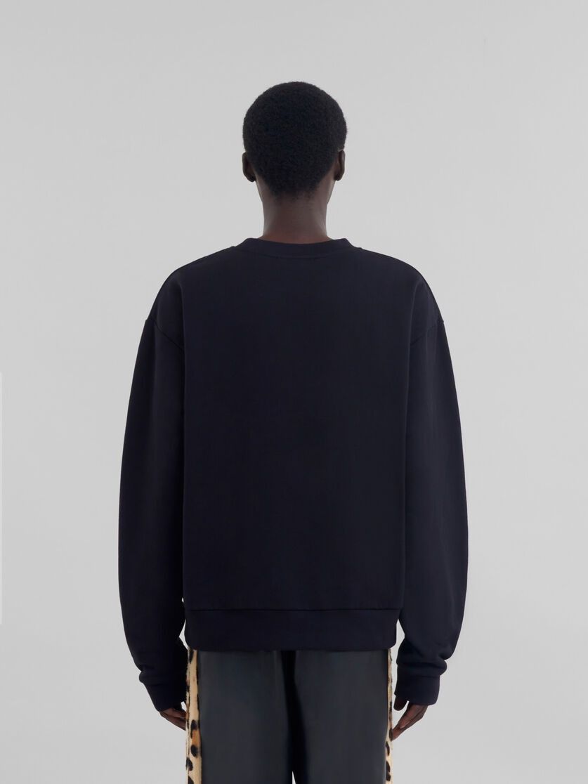 Marni o1w1db11025 Organic Cotton Sweatshirt in Black Size US M / EU 48-50 / 2 - 3 Thumbnail