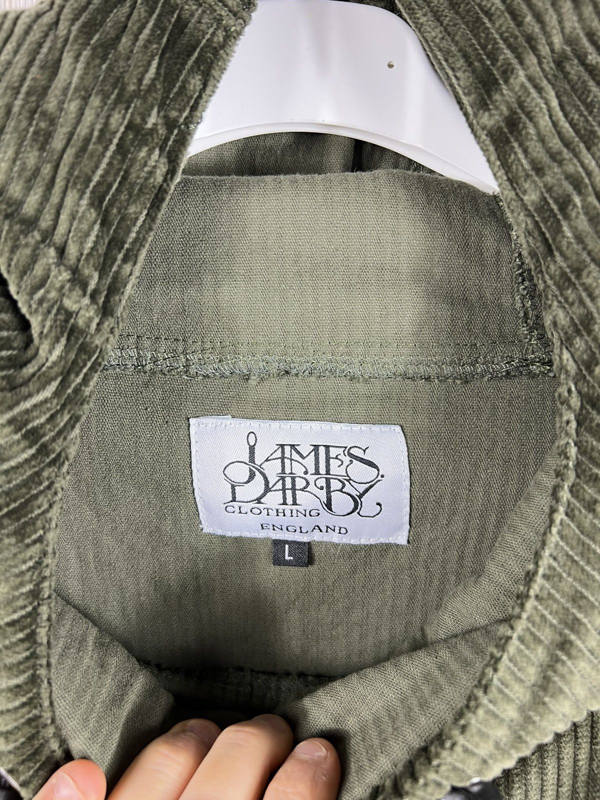 Handmade James Darby clothing England corduroy face mask jacket ninja Size US L / EU 52-54 / 3 - 12 Thumbnail