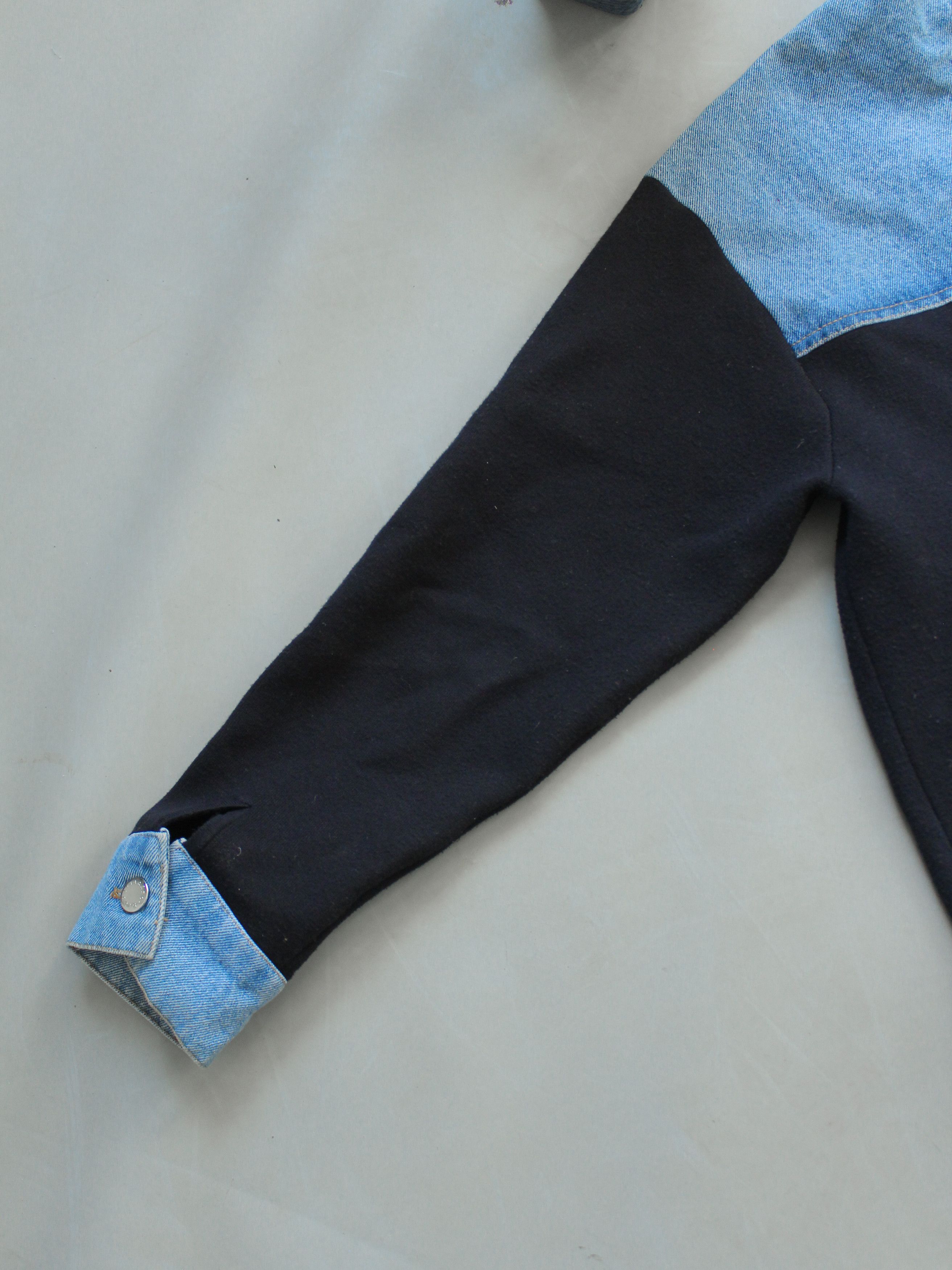Sandro SANDRO PARIS DENIM AND WOOL JACKET WITH POCKETS Size M / US 6-8 / IT 42-44 - 11 Thumbnail