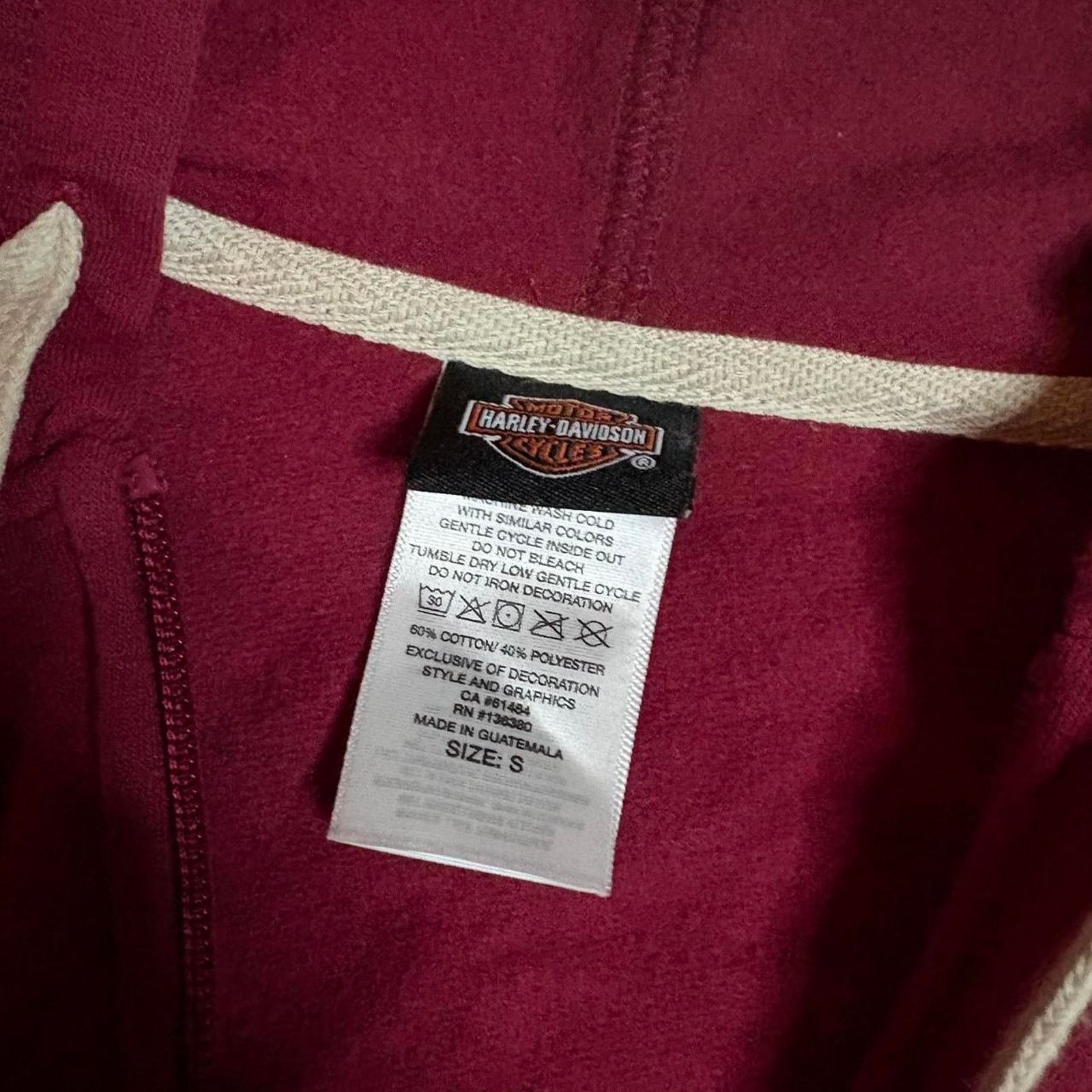 Harley Davidson Vintage harley davidson full zip up wings design hoodie Size S / US 4 / IT 40 - 5 Thumbnail