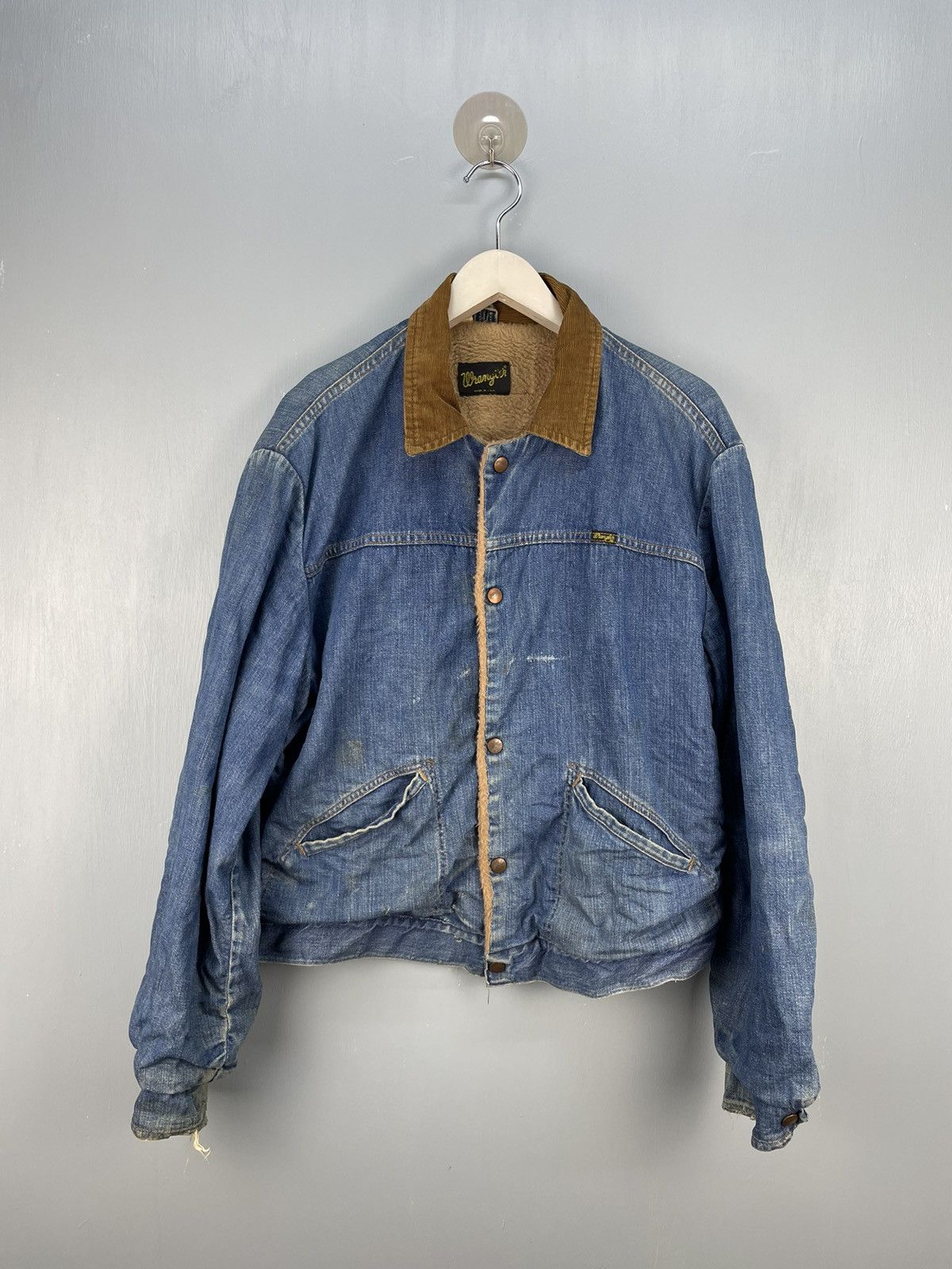 Vintage Vintage 70s Wrangler denim jacket Size US XL / EU 56 / 4 - 1 Thumbnail