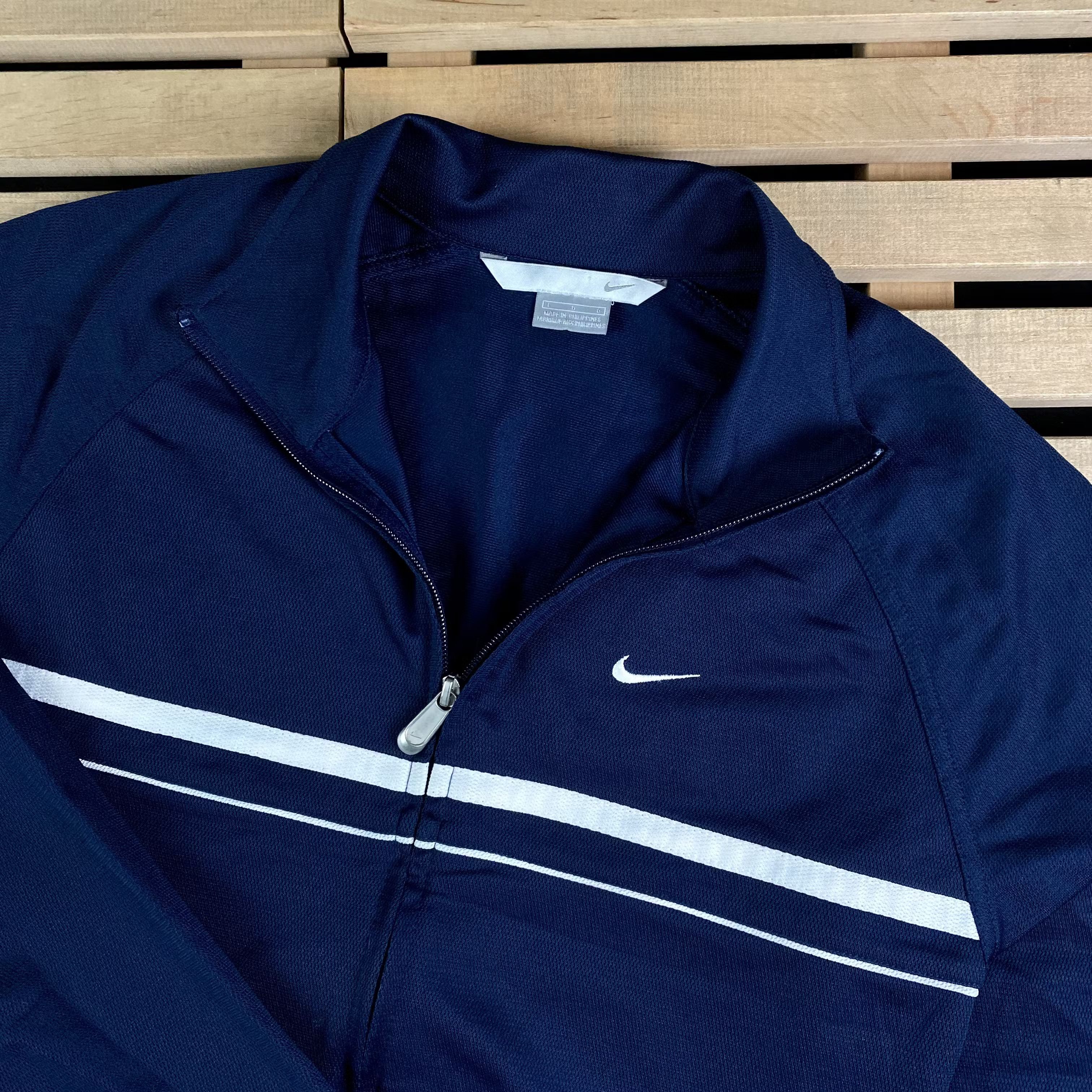 Nike × Vintage Mens Nike Vintage Track Jacket Size L Size US L / EU 52-54 / 3 - 2 Thumbnail