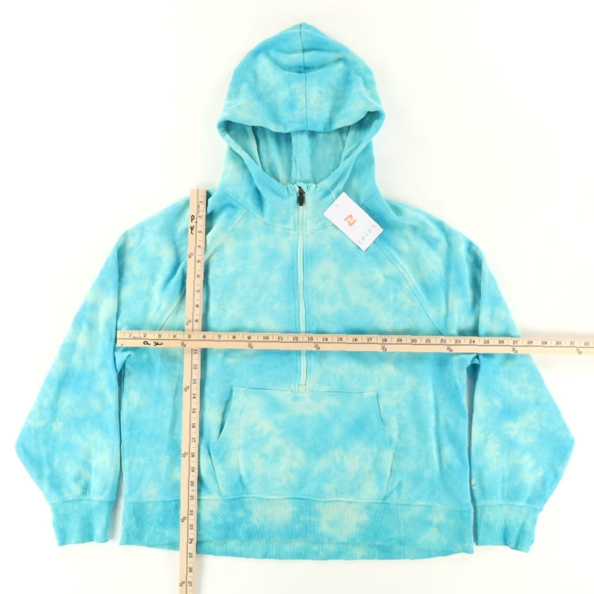 Vintage Zelos 1/2 Zip Tie-Dye Hoodie Blue Women's 1X Shirt Holy smokes Size XL / US 12-14 / IT 48-50 - 3 Thumbnail