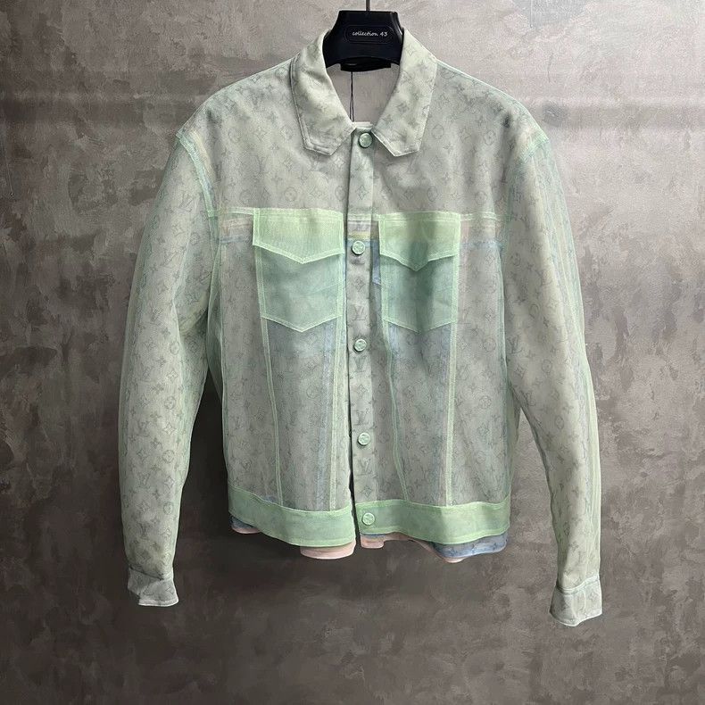 Louis Vuitton Louis Vuitton Multicolor silk denim full-print jacket 2502 Size US M / EU 48-50 / 2 - 1 Thumbnail