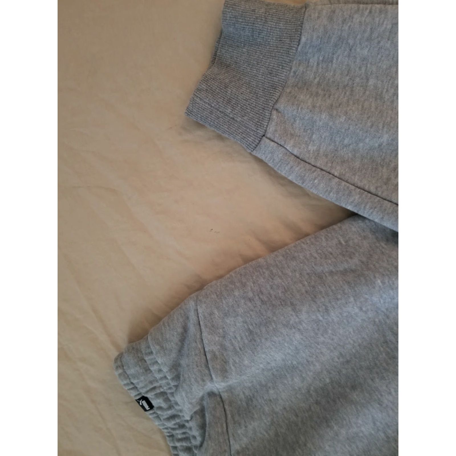 Puma PUMA Mens Athletic Jogger Pants XL Gray Athletic Gym Workout Regular Size Pants Mens XL Gray Jogger Size US 36 / EU 52 - 3 Thumbnail