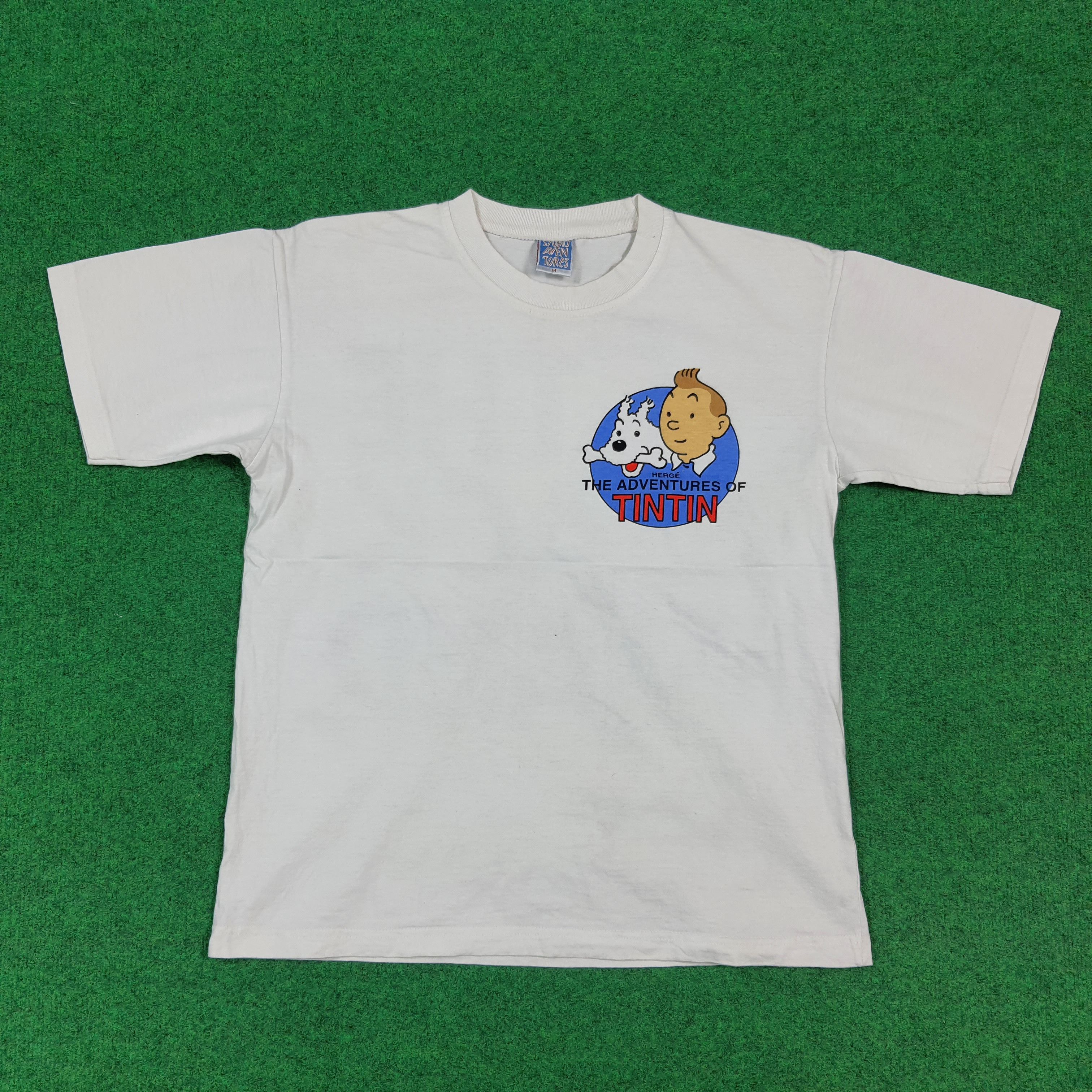 Vintage Vintage Adventure of Tintin Boxy Tshirt C294N66 Size US M / EU 48-50 / 2 - 3 Thumbnail