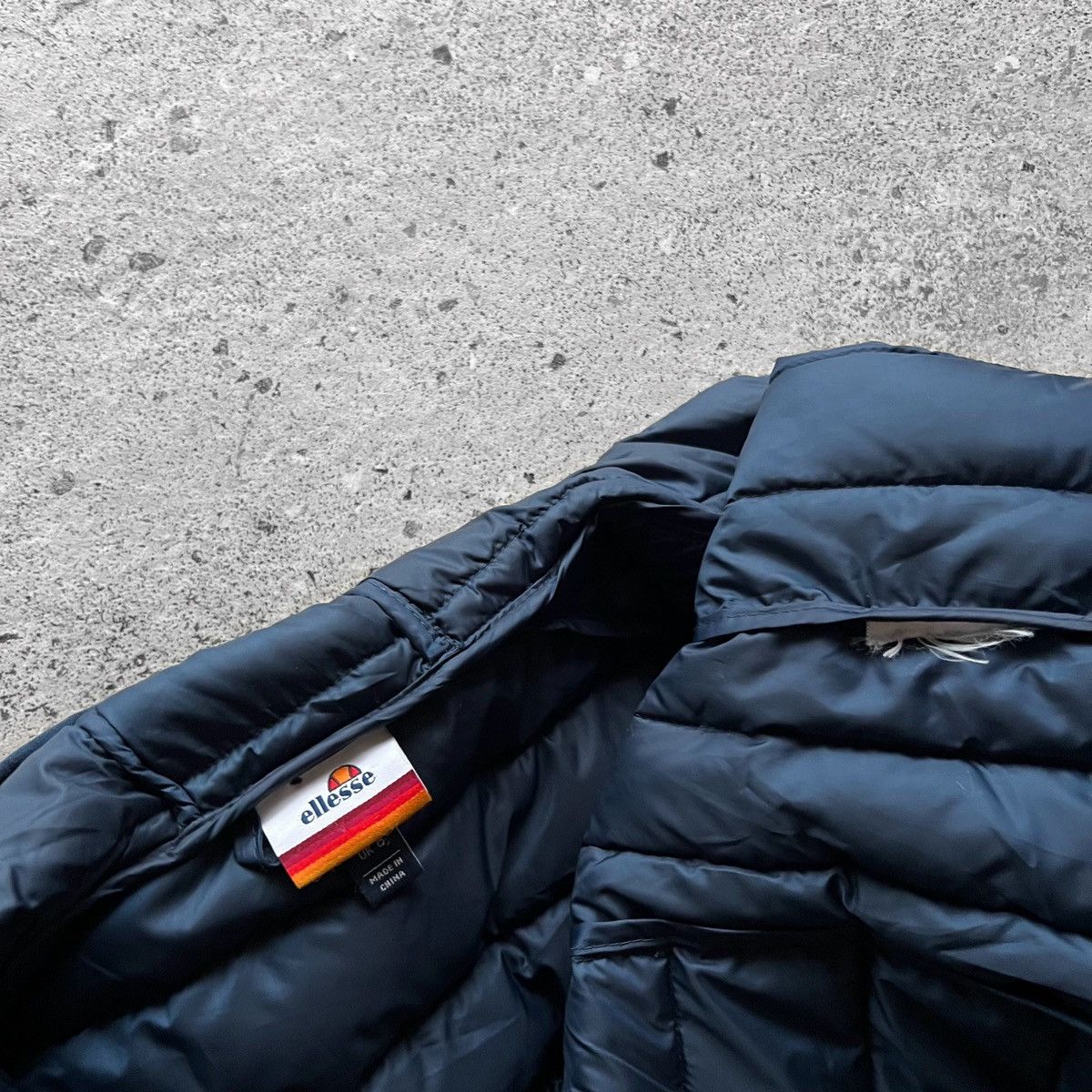 Designer × Ellesse Ellesse Womens Blue Lompard Padded Full Zip Jacket Pockets Size S / US 4 / IT 40 - 9 Thumbnail