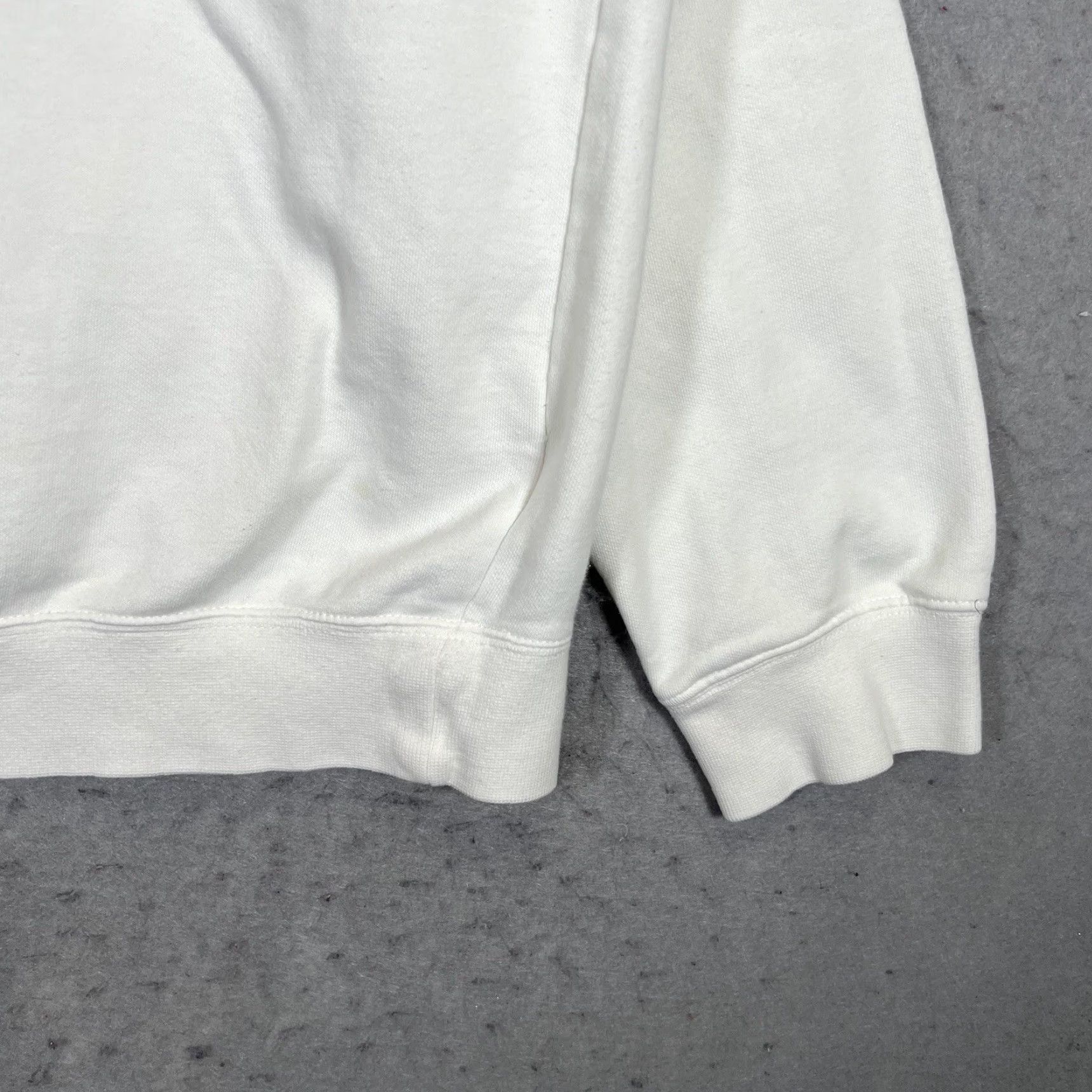 Nike VINTAGE Nike Sweatshirt 90s White Crewneck Adult XL Rose Gold Swoosh Mens Size US XL / EU 56 / 4 - 6 Thumbnail