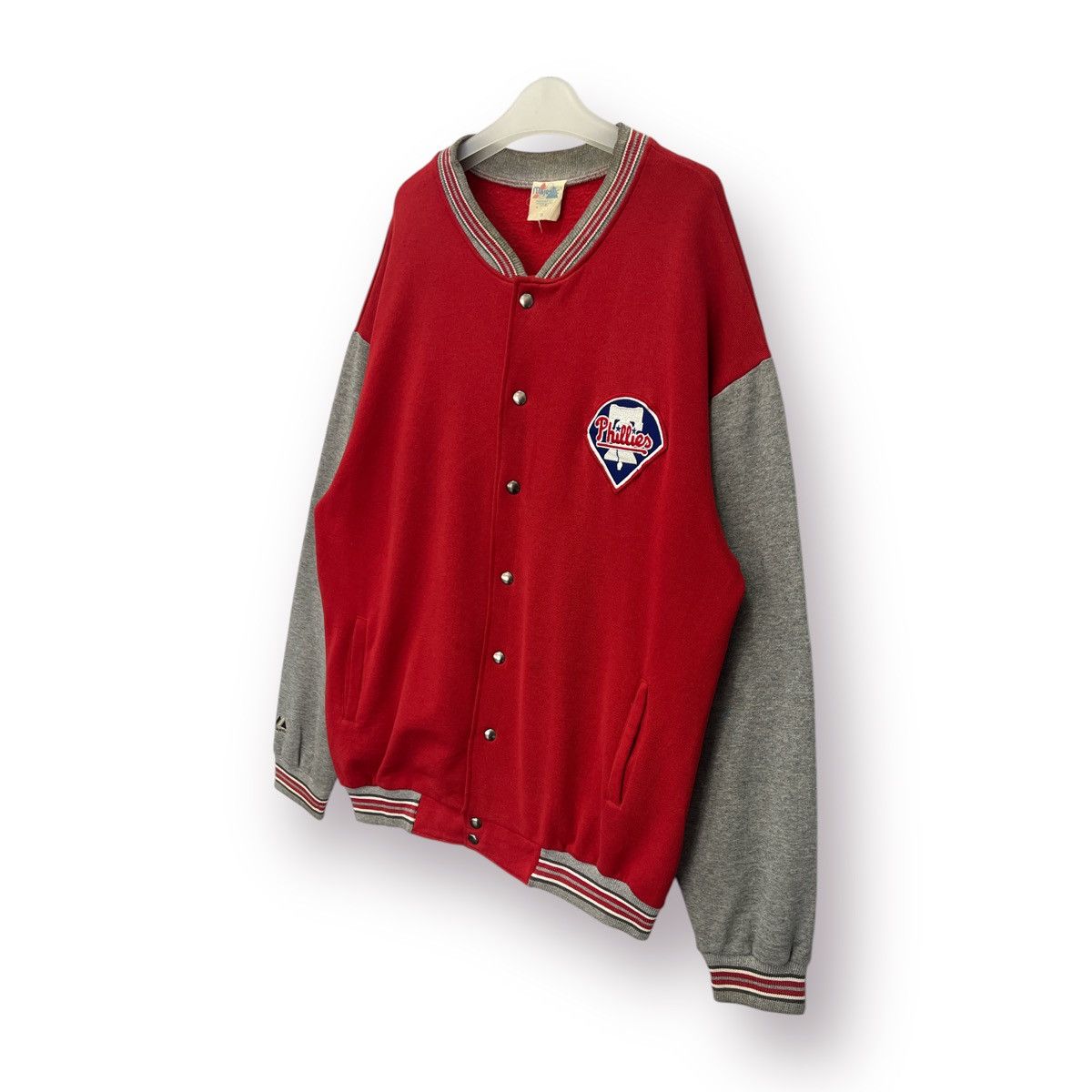 NFL 🔥 Vintage 80's Phillies NFL Teams Varsity Sweat Jacket - XL Size US M / EU 48-50 / 2 - 2 Thumbnail