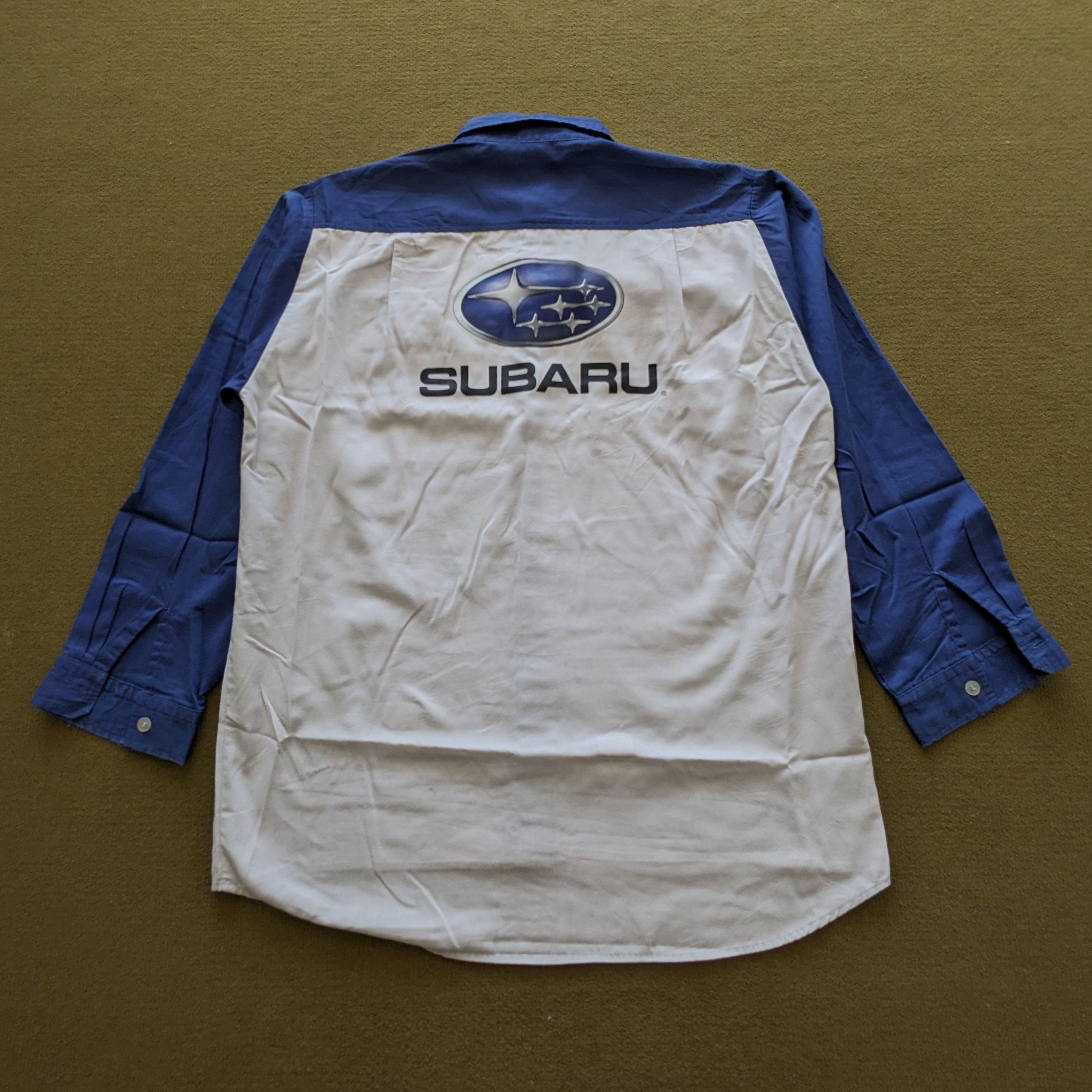Japanese Brand Vintage SUBARU Japanese Racing Team Custom Japan Shirts Size US L / EU 52-54 / 3 - 1 Thumbnail