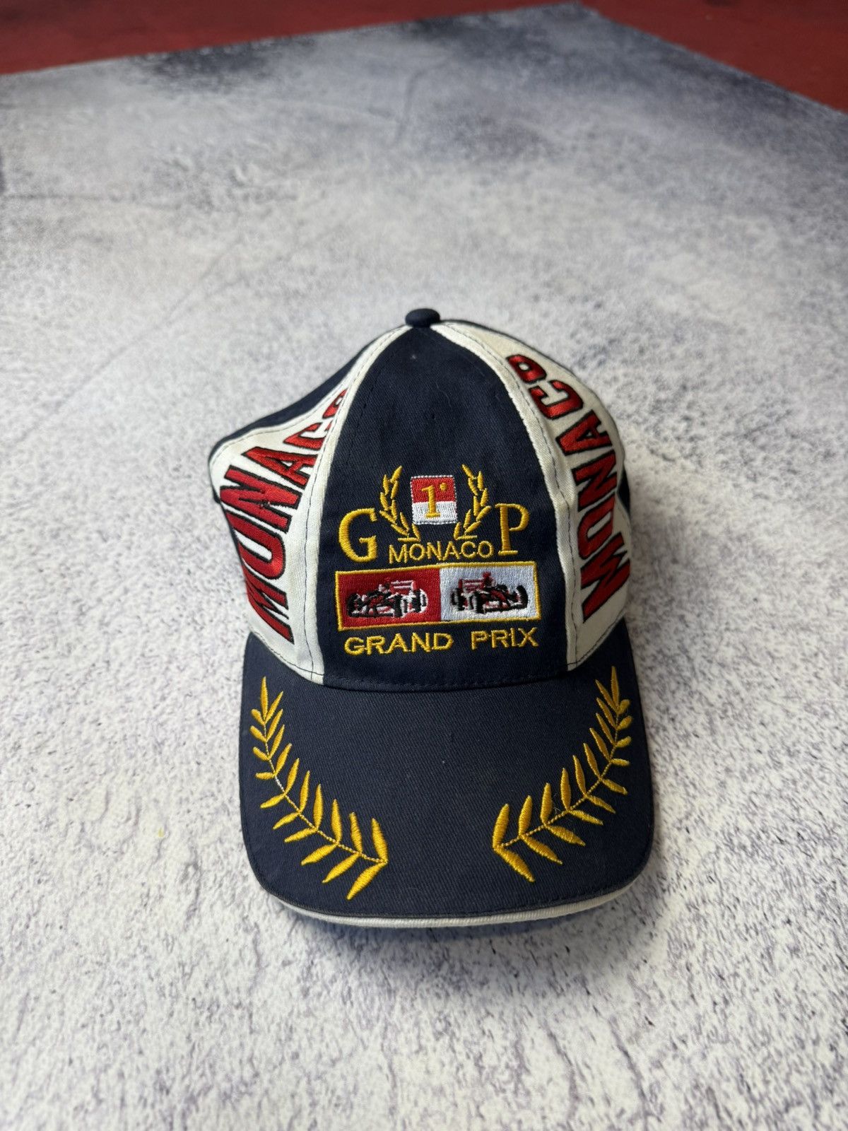 Formula 1 Vintage Monaco Grand Prix Racing Cap Hat F1 Size ONE SIZE - 2 Thumbnail