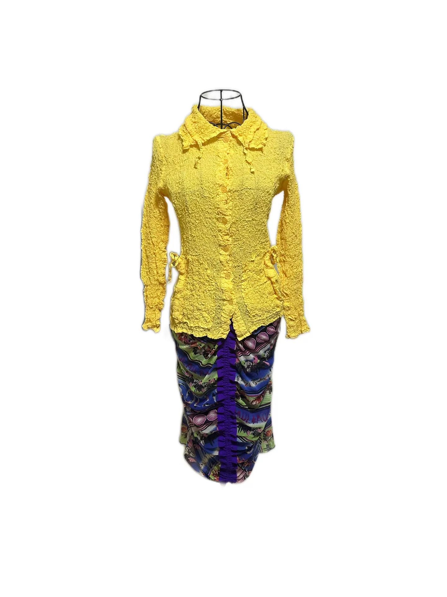 Issey Miyake Issey Miyake Bow Pleated Top Size M / US 6-8 / IT 42-44 - 1 Thumbnail