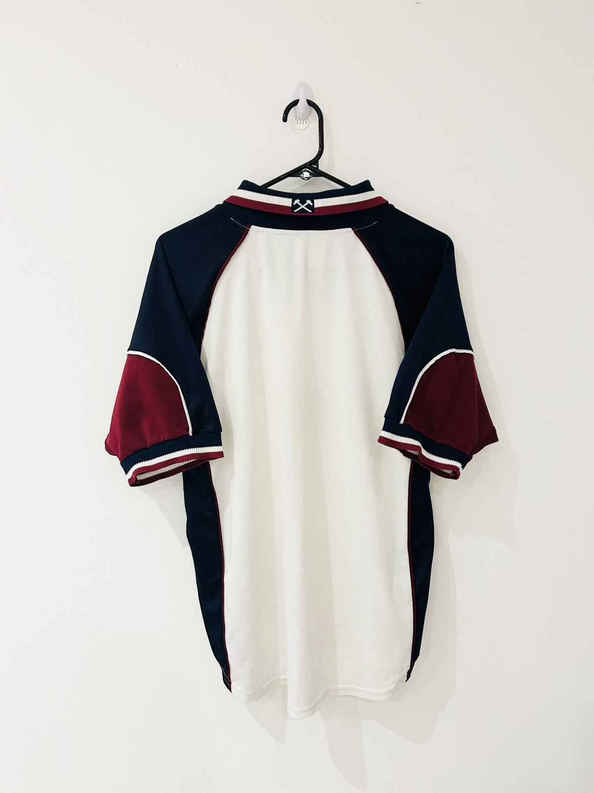 Dr. Martens × Fila × Vintage West ham 1999/01 away jersey