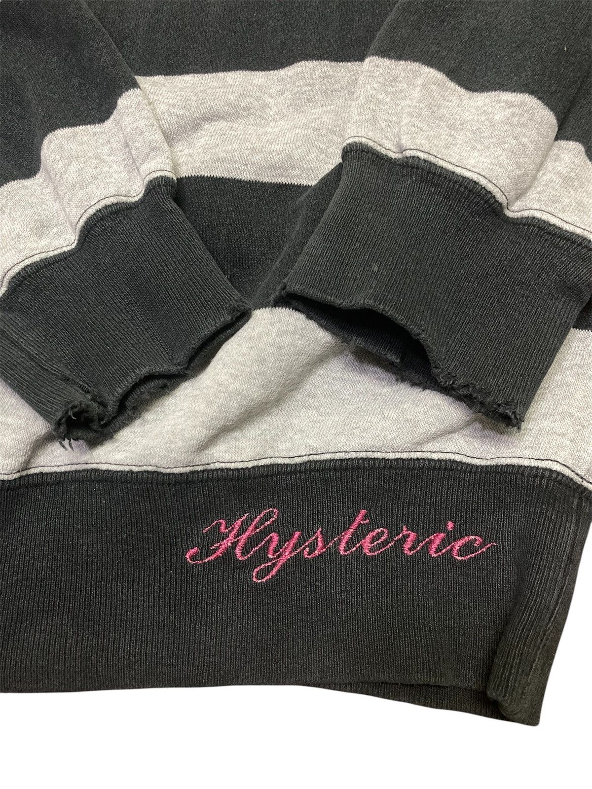 Hysteric Glamour Vintage Hysteric Glamour Wide-Neck Stripes Sweatshirt Size M / US 6-8 / IT 42-44 - 9 Thumbnail