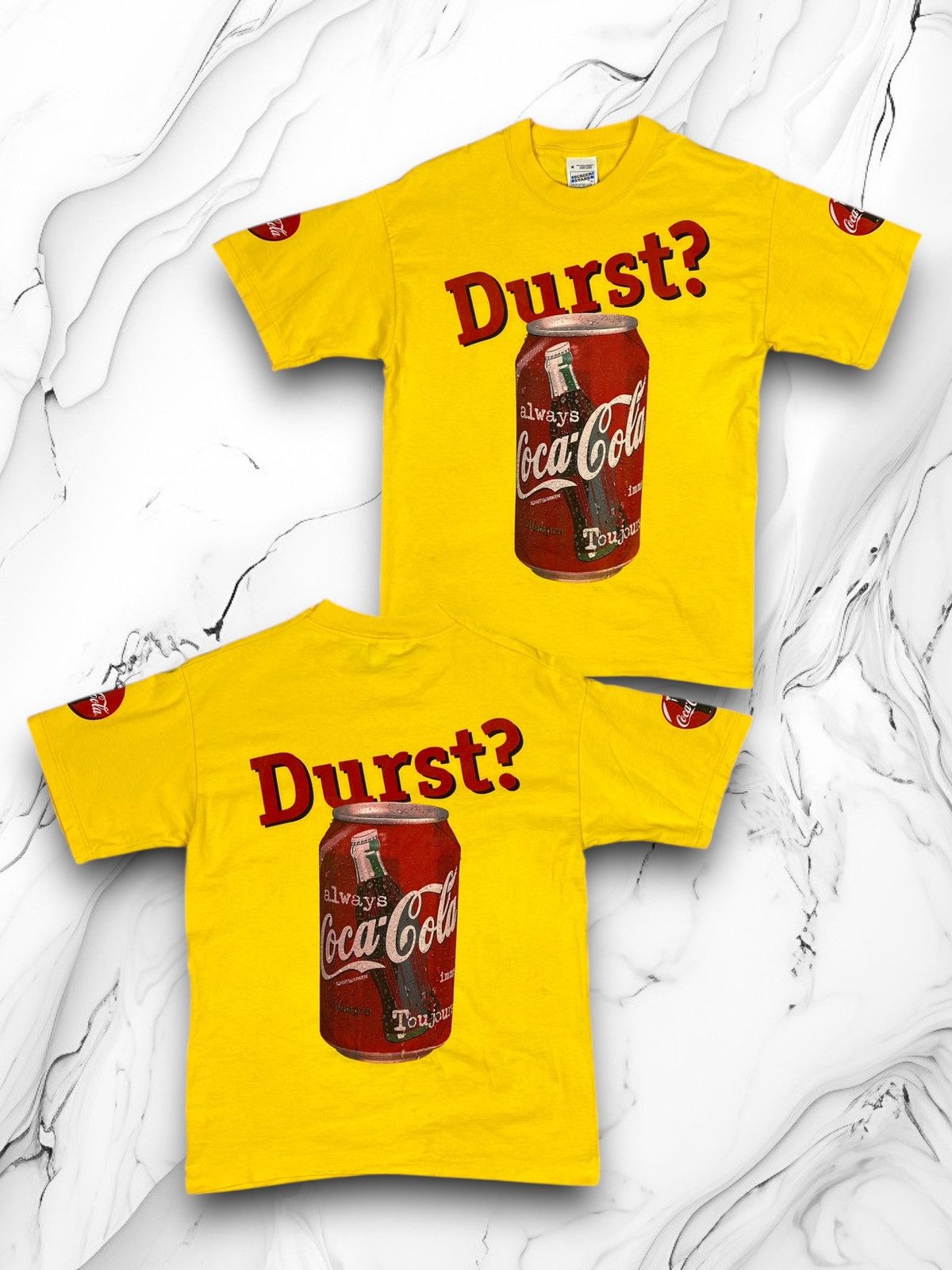 Coca Cola Coca Cola Vintage 90s Double Logo T Shirt Size M Size US M / EU 48-50 / 2 - 1 Thumbnail