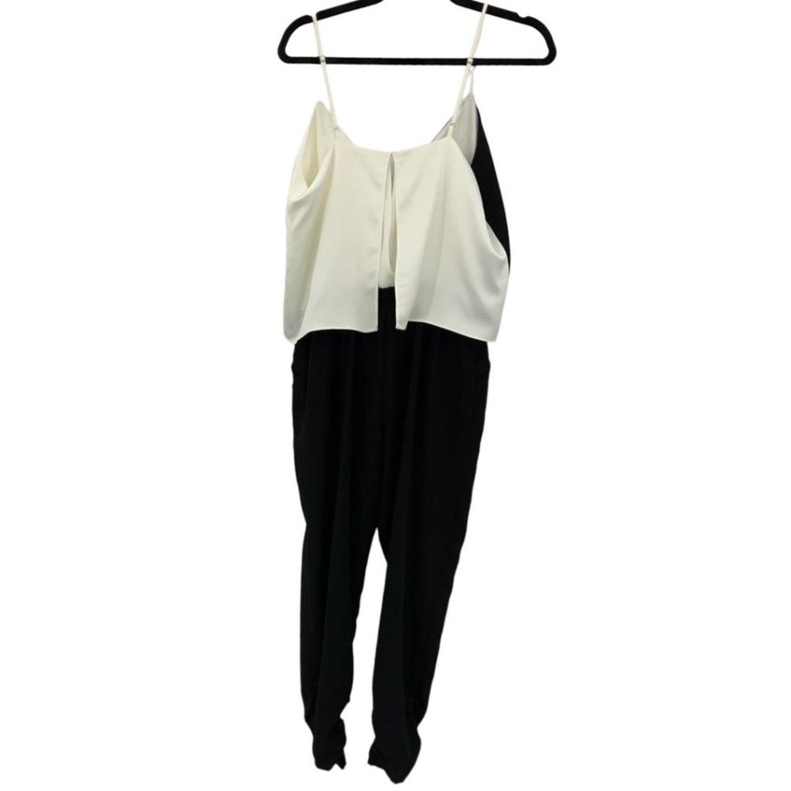 Parker Parker Ivy Sleeveless Colorblock Jumpsuit Size Medium Size 29" - 3 Thumbnail