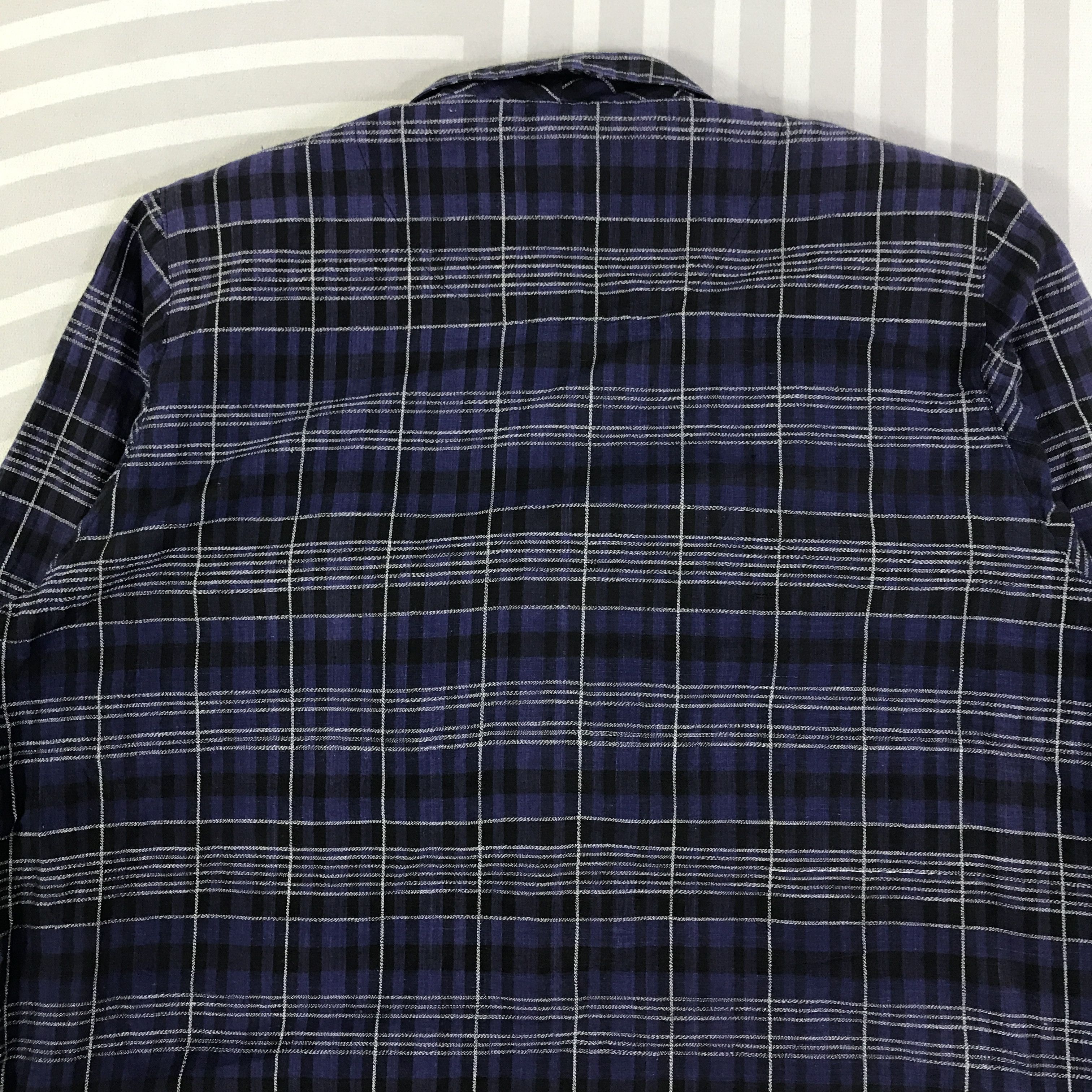 Issey Miyake Vintage Issey Miyake Tartan design Blazers K125B9 Size US L / EU 52-54 / 3 - 4 Thumbnail