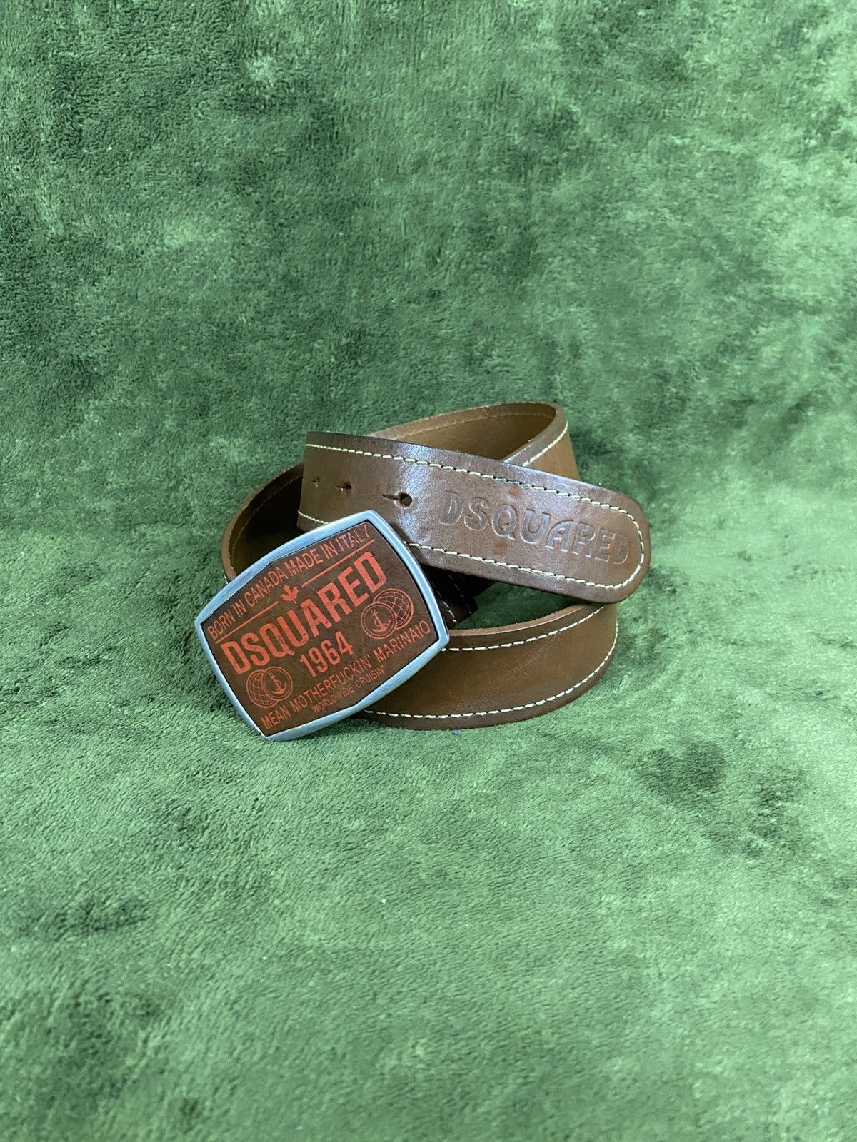 Dsquared2 Dsquared2 brown leather belt Size 34 - 1 Thumbnail