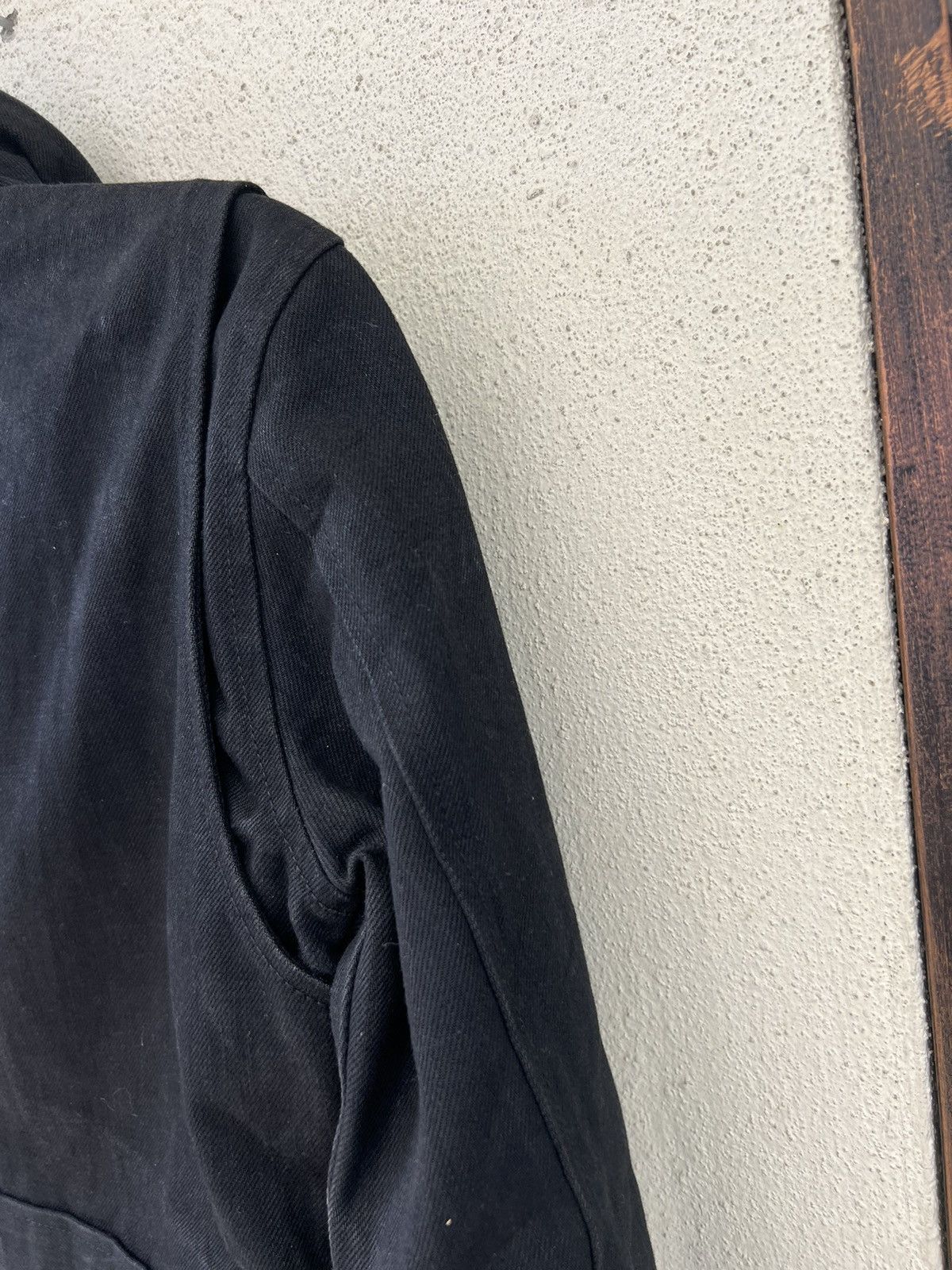 junhashimoto Jun Hashimoto Macknight Hybrid Black Denim Jacket Size US M / EU 48-50 / 2 - 15 Thumbnail