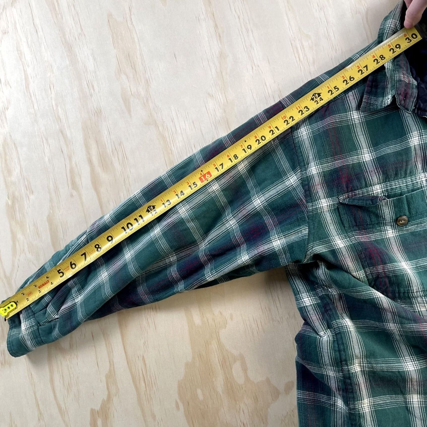 Vintage VINTAGE Claybrooke Outdoors Shirt Jacket Mens Large Green Plaid Quilted Lined Size US L / EU 52-54 / 3 - 7 Thumbnail