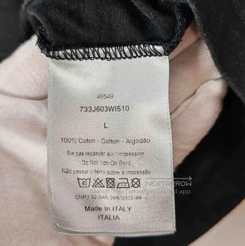 Dior Dior Black Cotton Men's T-Shirt . Size US L / EU 52-54 / 3 - 4 Thumbnail