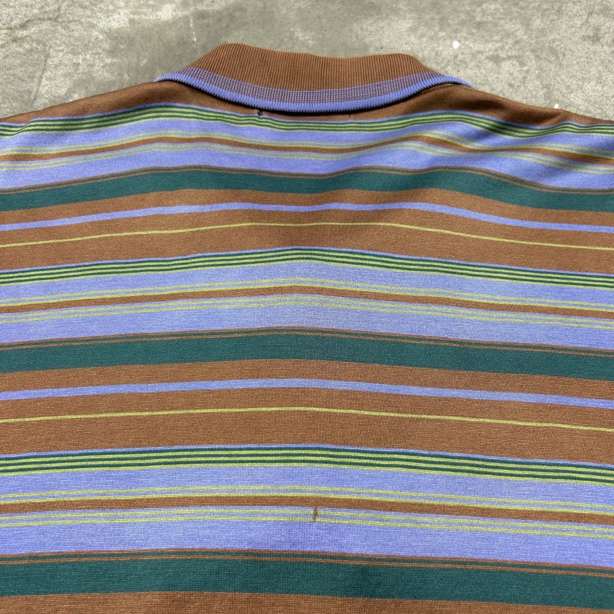 Christian Dior Monsieur × Vintage 1990s Christian Dior Monsieur - Striped Polo Size US L / EU 52-54 / 3 - 16 Thumbnail