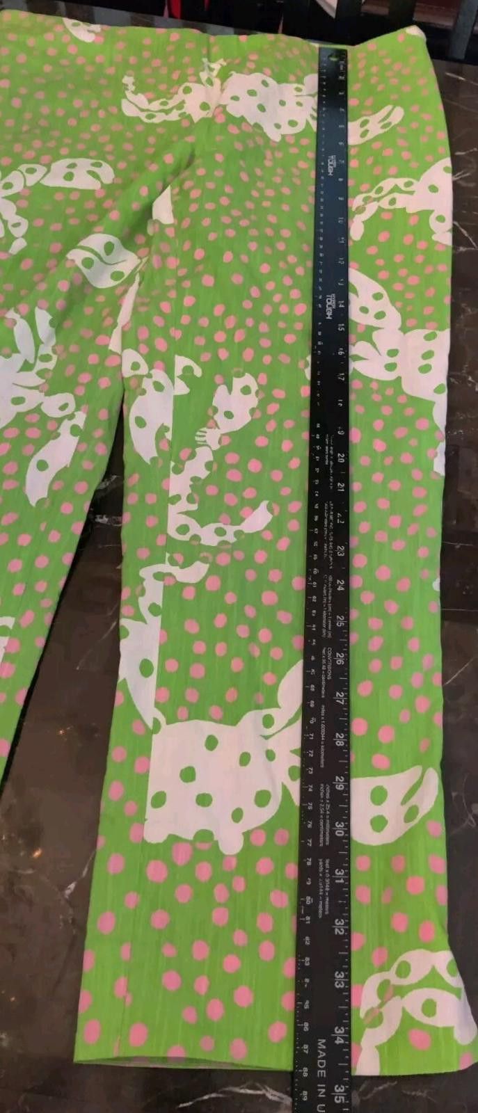 Other Lilly Pulitzer Originals Not So Crabby Green Capri Cropped P Size 32" / US 10 / IT 46 - 8 Thumbnail
