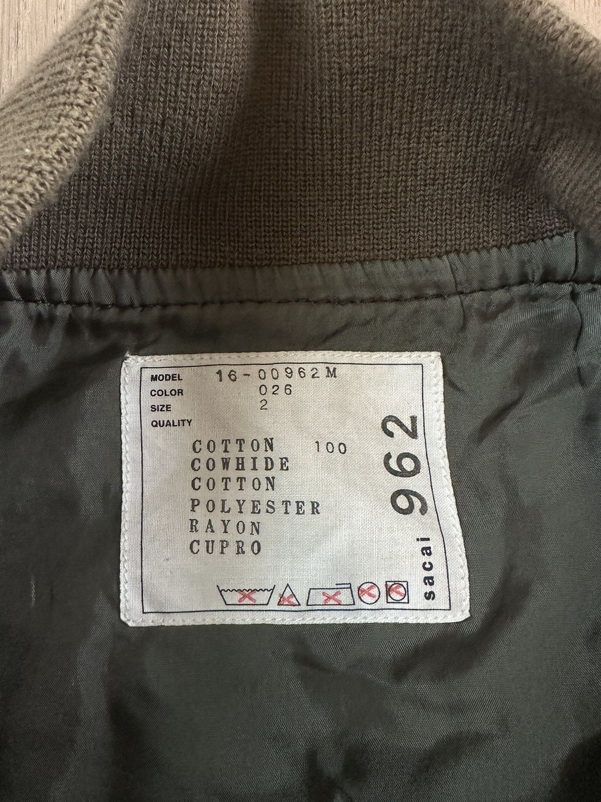Sacai Sacai Ruffle Calf Sleeves Bomber Jacket Size US M / EU 48-50 / 2 - 5 Thumbnail