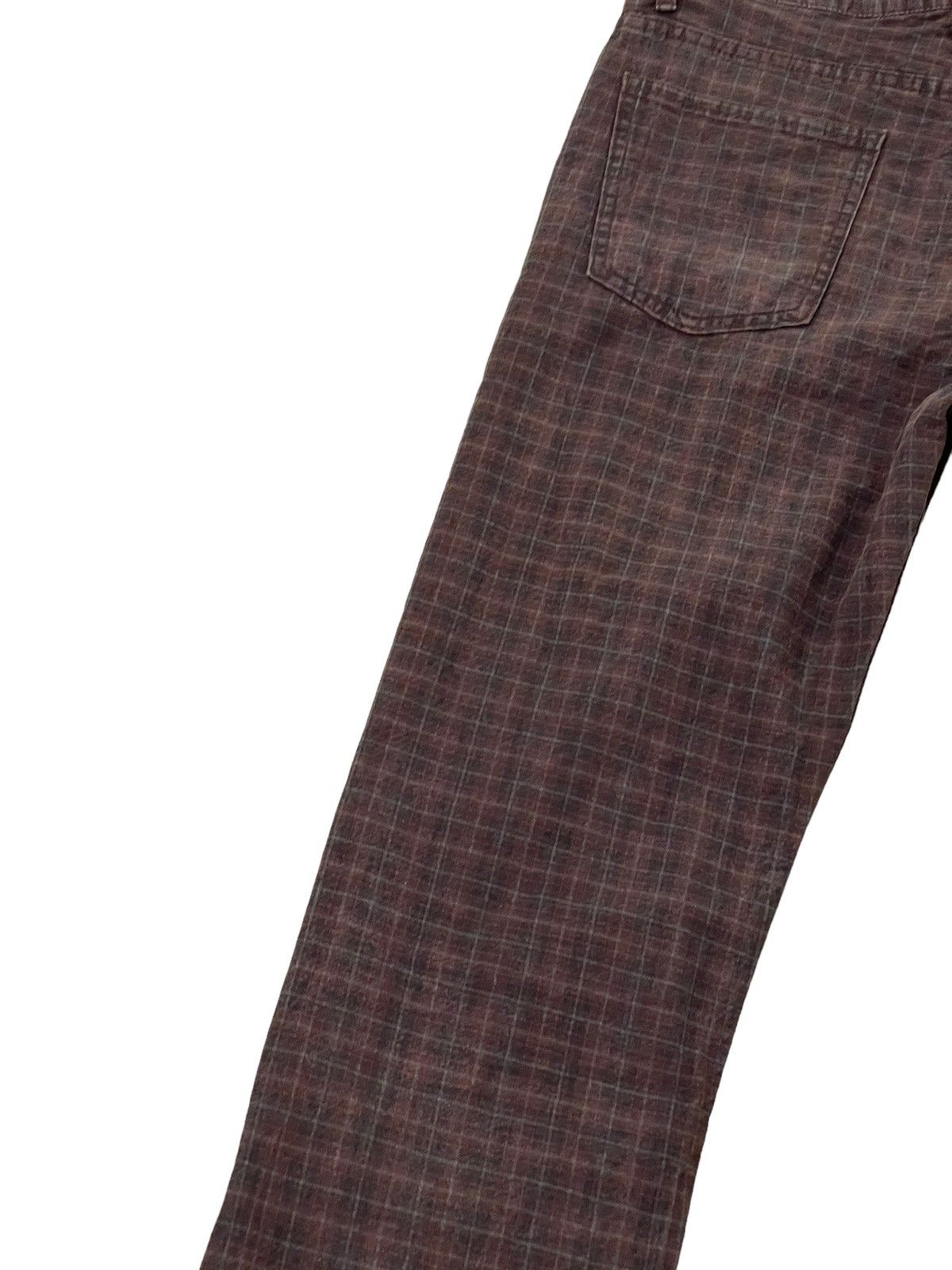 Beams Plus Moleskin Faded Check Jeans Beams Japan Regular 7🟦2 Size US 31 - 11 Thumbnail