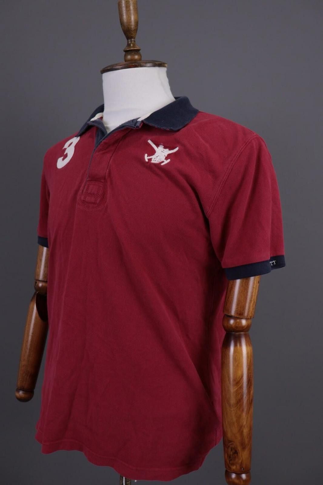 Designer Hackett London Tailored Fit Red Polo Shirt Size M Size US M / EU 48-50 / 2 - 8 Thumbnail