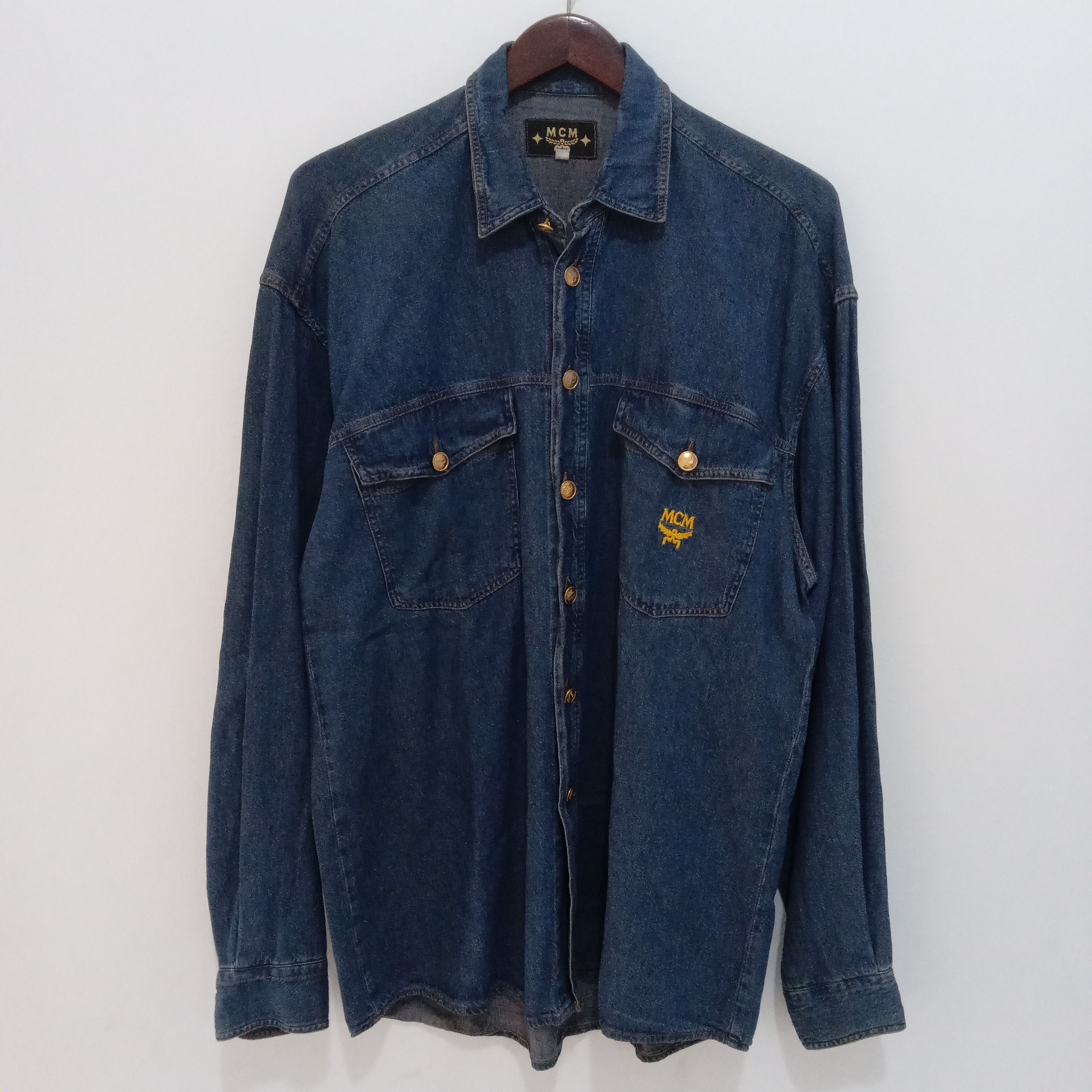 MCM × Vintage Vintage MCM denim shirt Size US L / EU 52-54 / 3 - 4 Thumbnail
