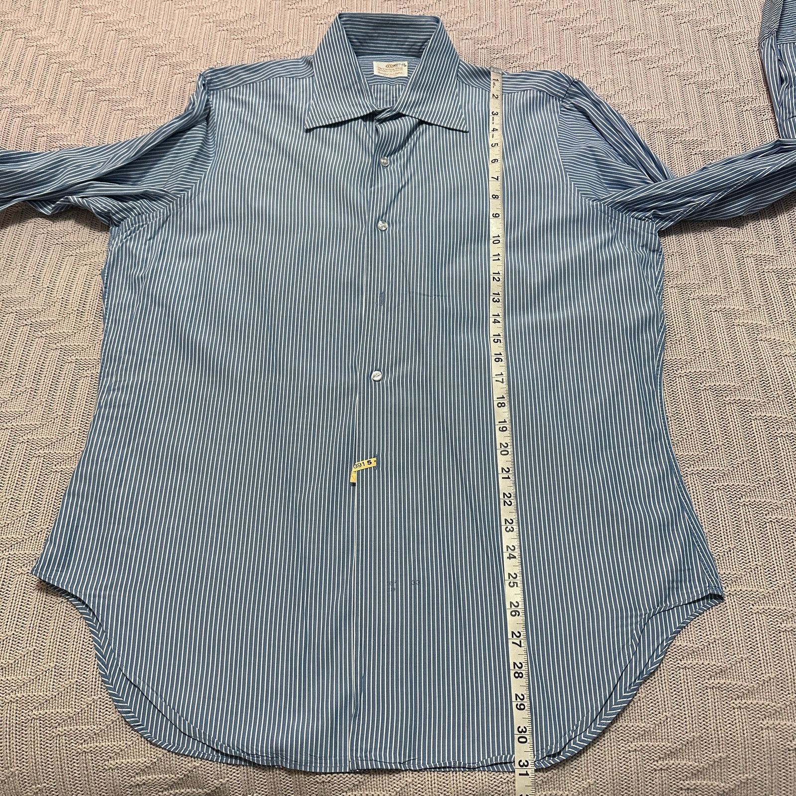 Other Vintage Custom Shop blue striped button down size 16.5 Size US L / EU 52-54 / 3 - 10 Thumbnail