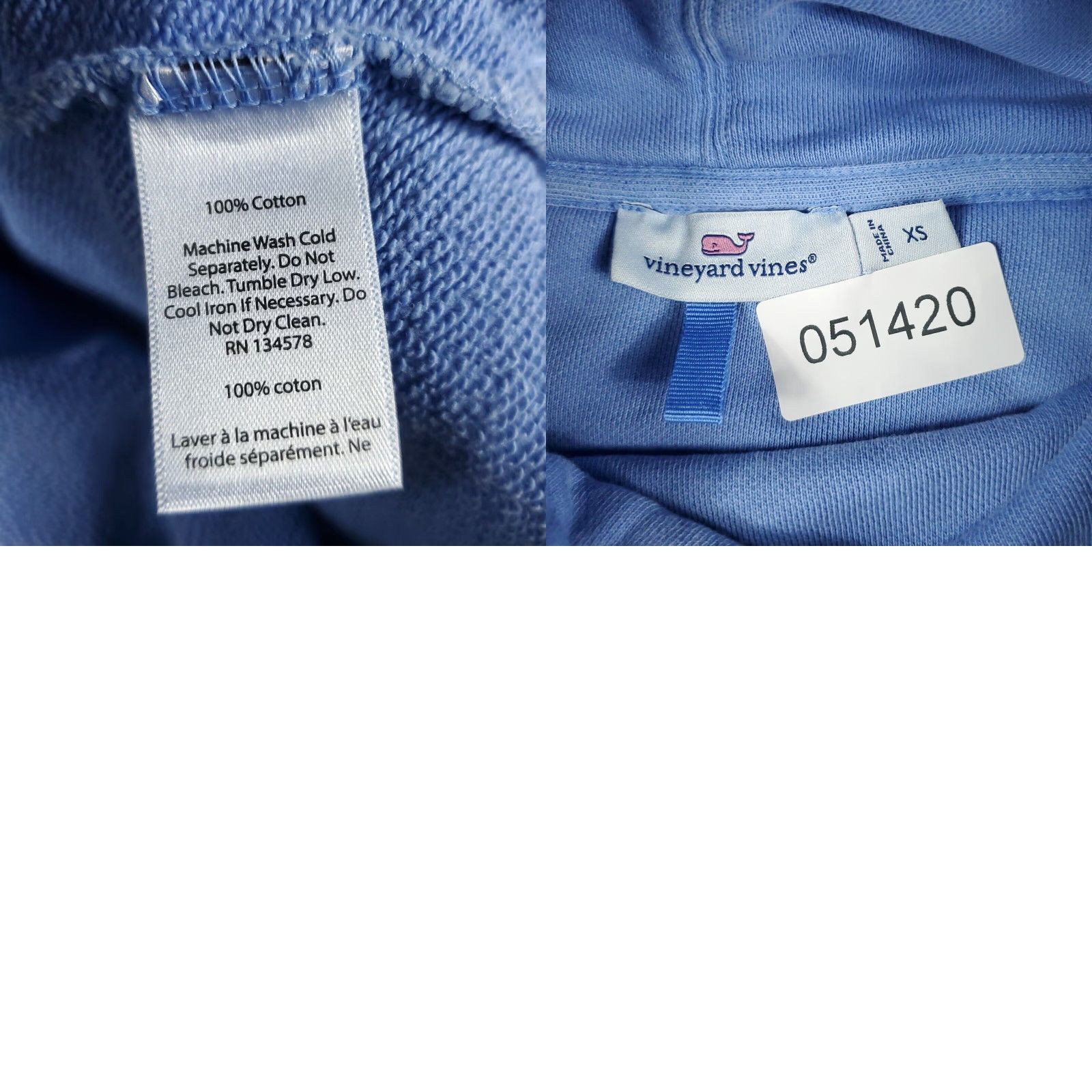 Vineyard Vines Vineyard Vines Womens Blue High Neck Sweater Pullover XS Extra Small Size XS / US 0-2 / IT 36-38 - 8 Thumbnail